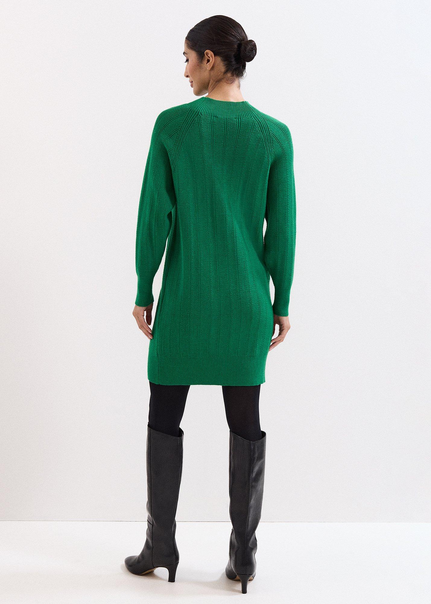 Eleana Green Knit Dress