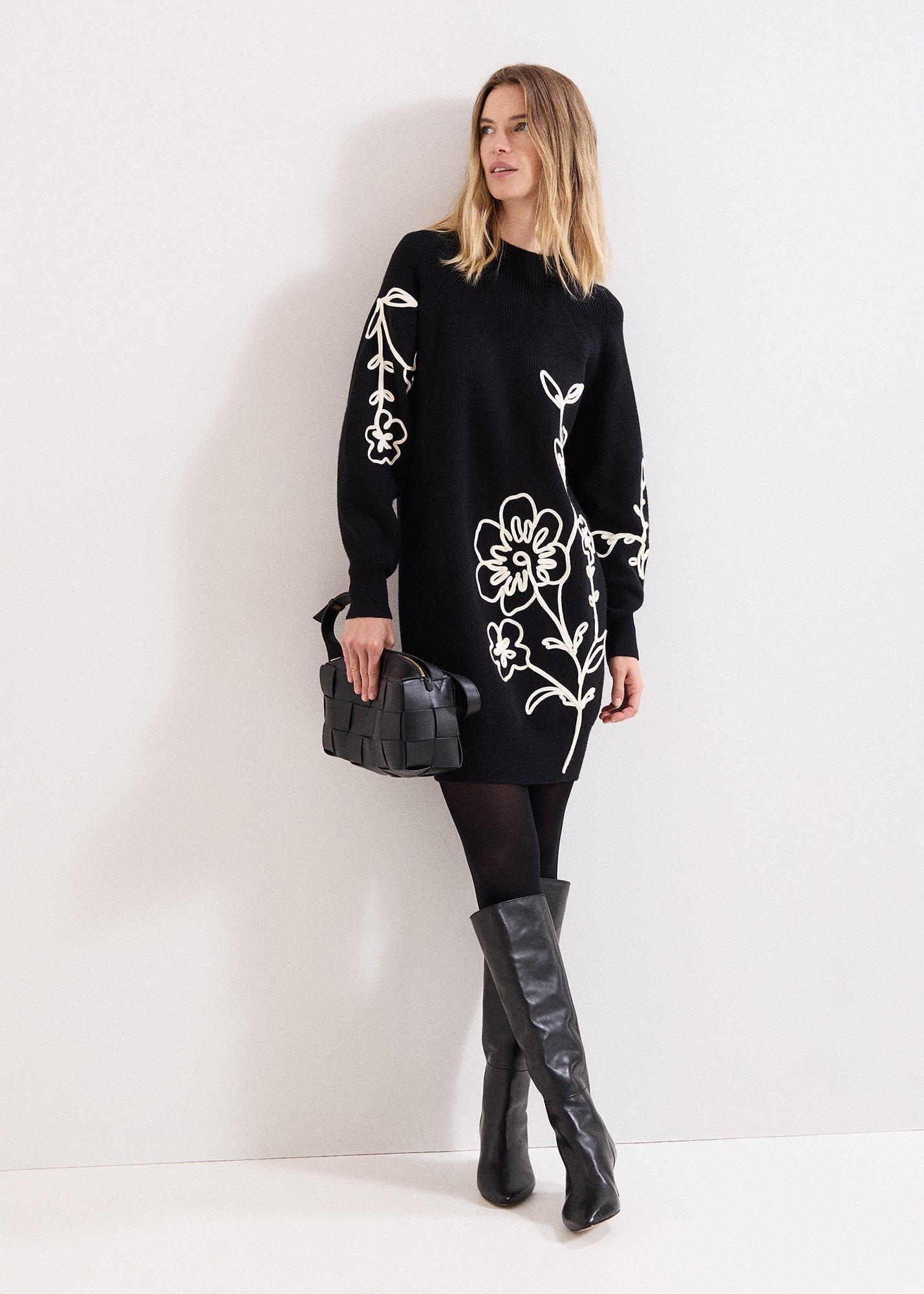 Rosa Applique Jumper Dress