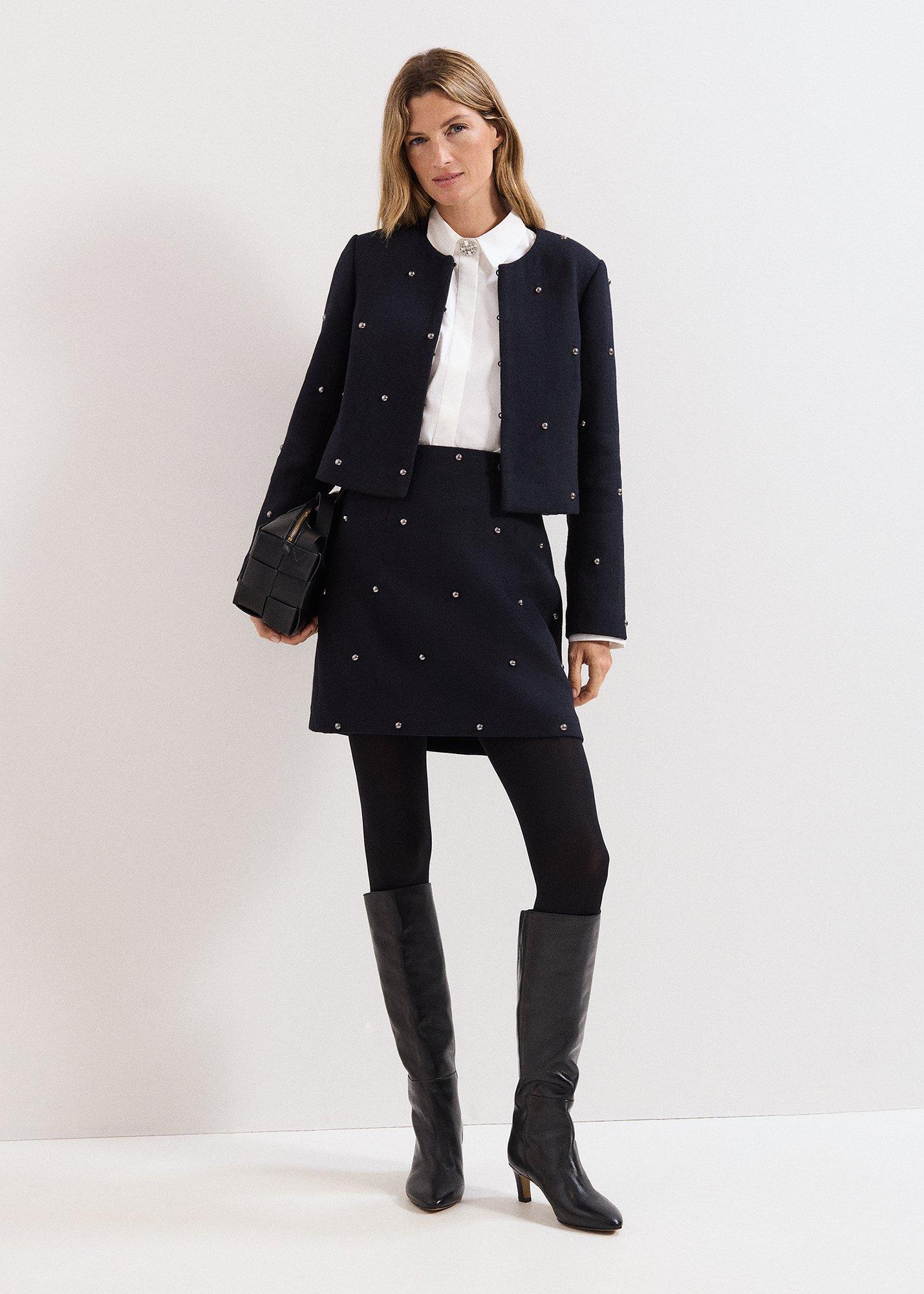 ${product-id}- Rue Cropped Jacket-Black-${view-type}