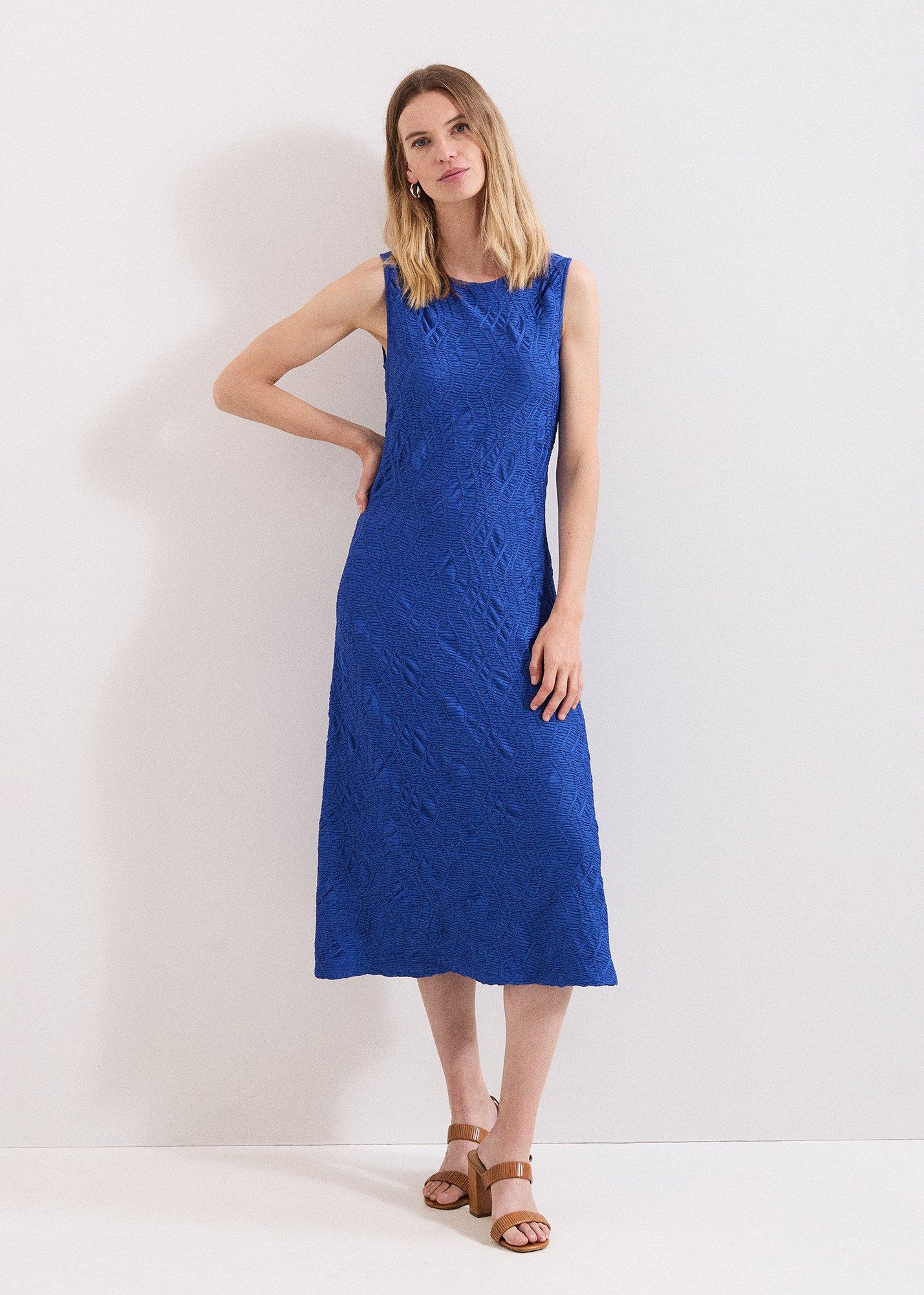 Talia Textured Midi Dress