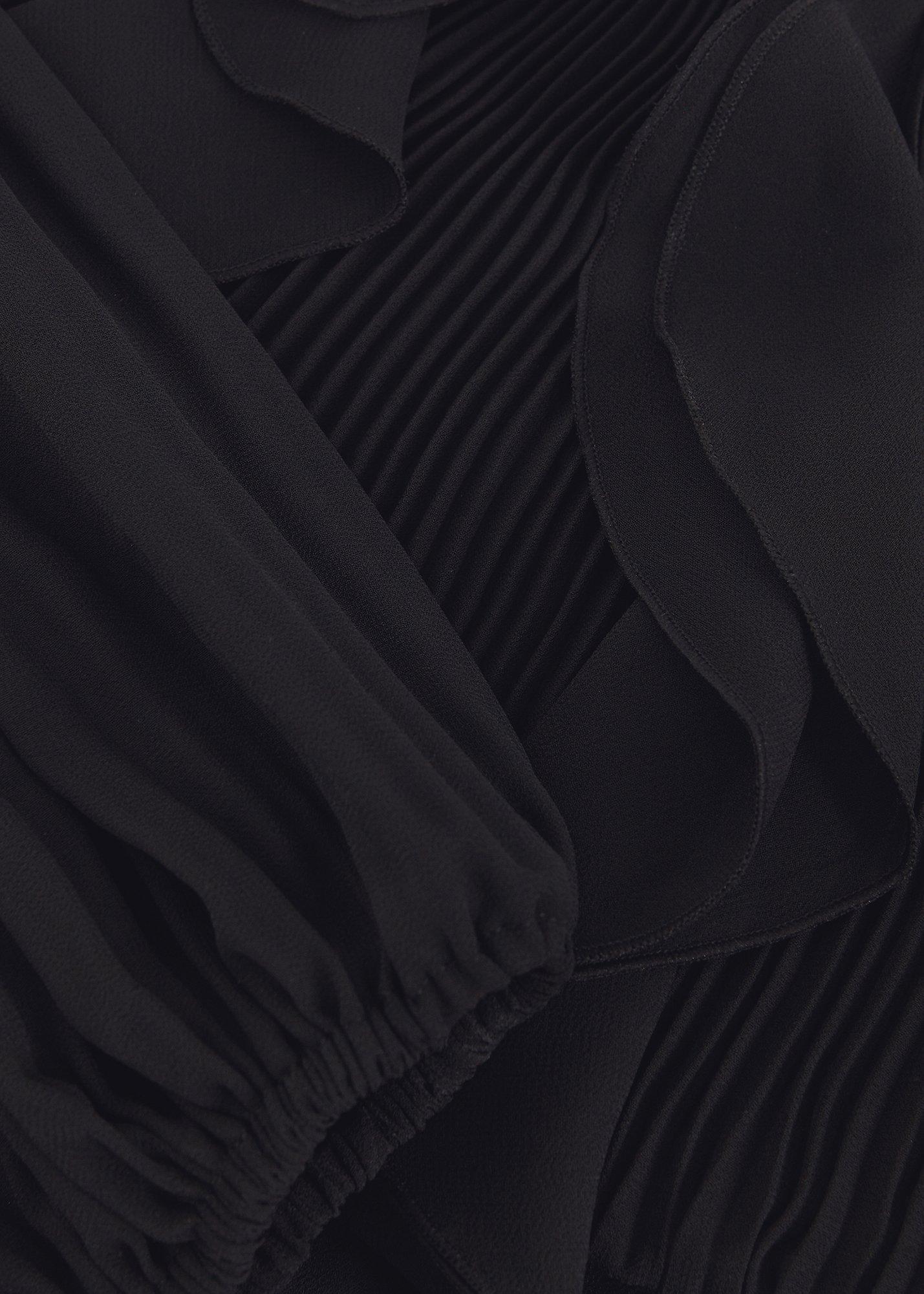 Layla Black Frill Swing Dress