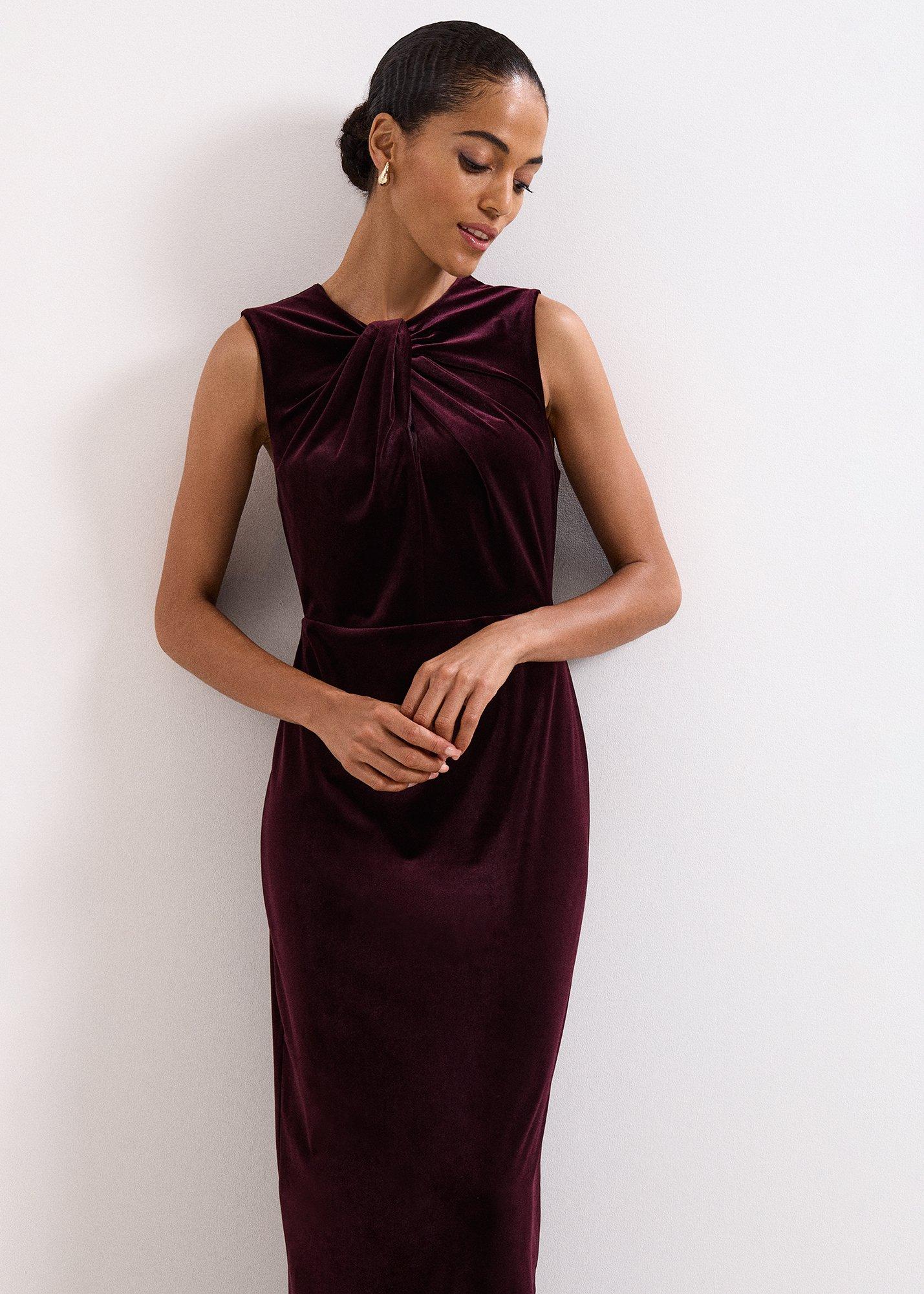 ${product-id}-Petite Ava Dress-Burgundy-${view-type}