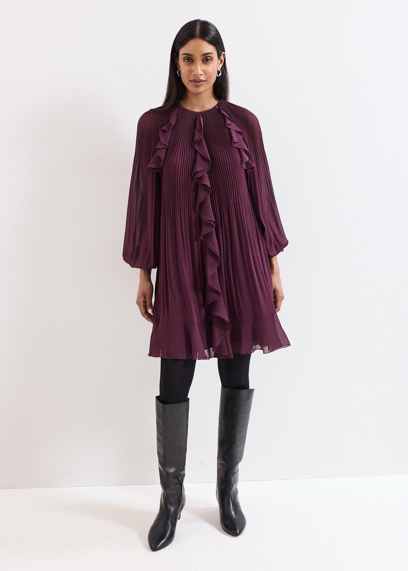${product-id}-Layla Swing Dress-Burgundy-${view-type}