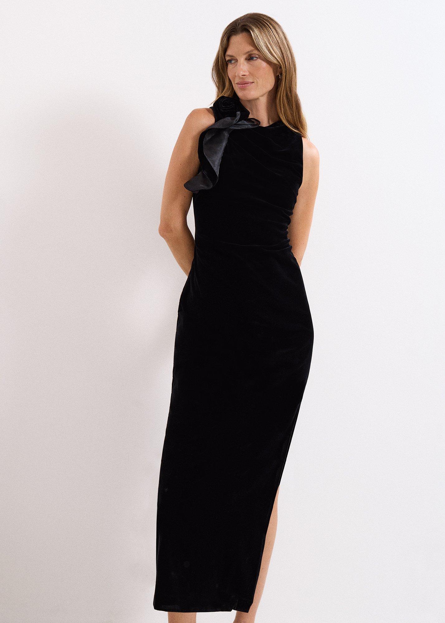 ${product-id}-Melony Velvet Dress-Black-${view-type}