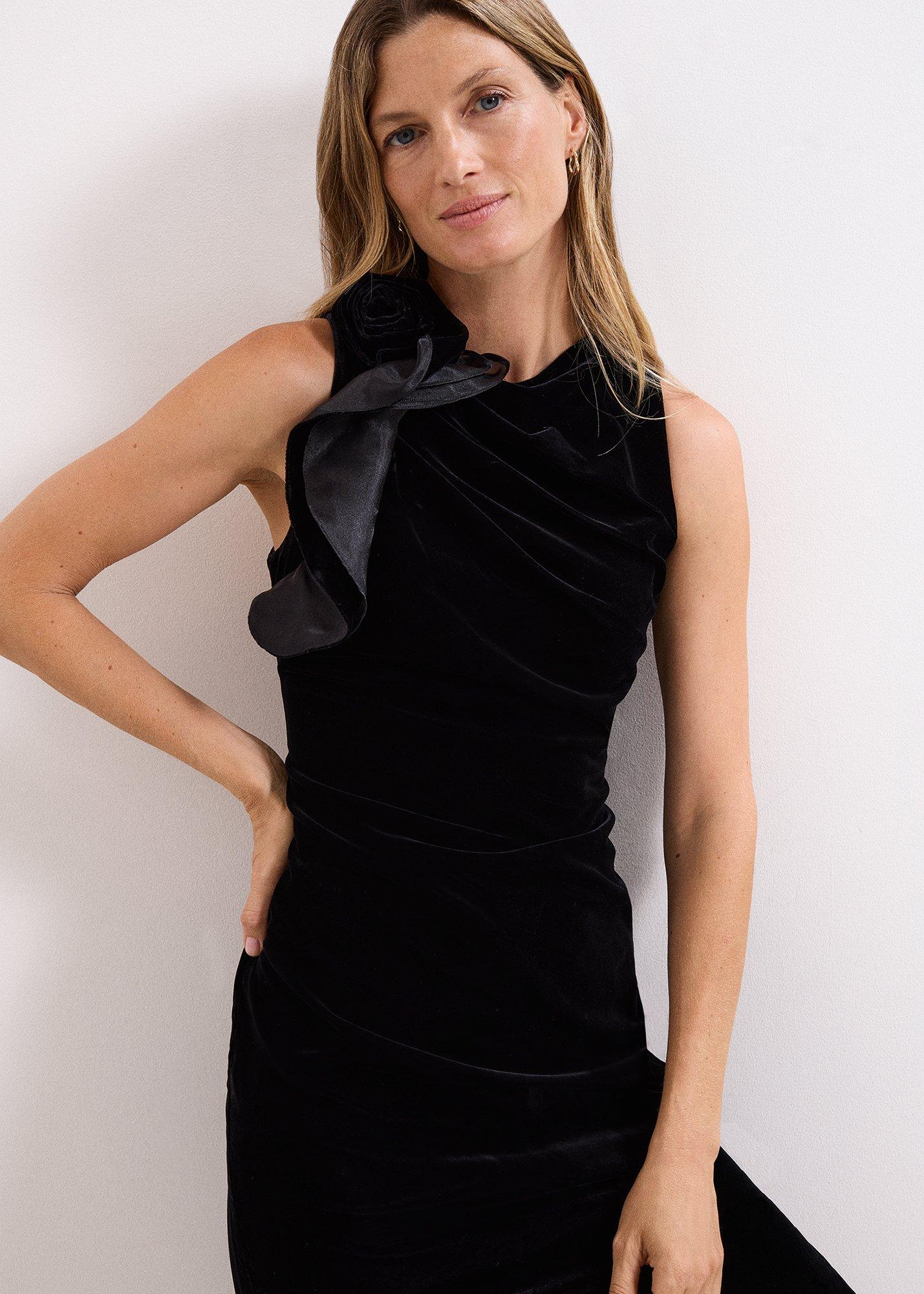 ${product-id}-Melony Velvet Dress-Black-${view-type}