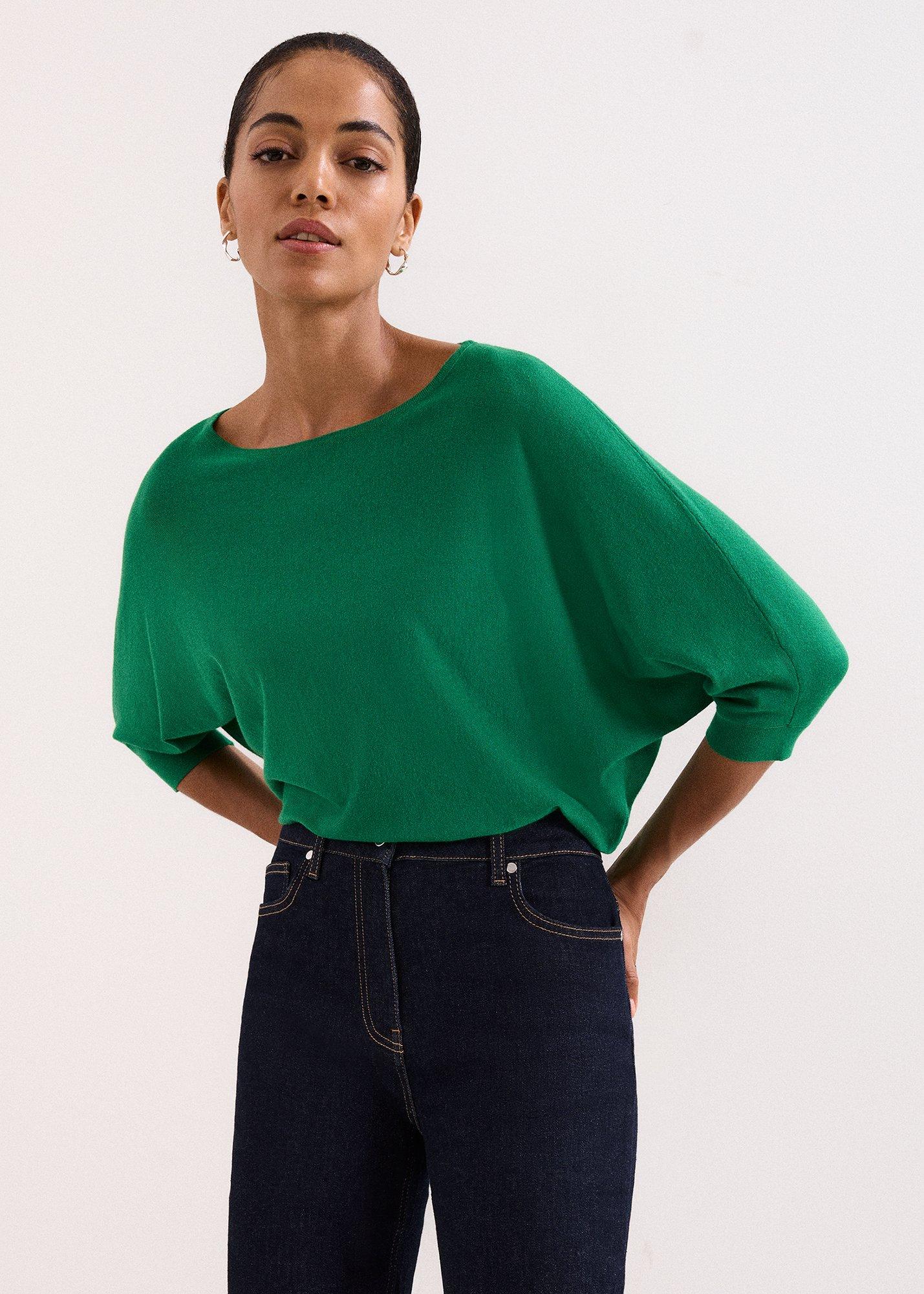 Cristine Batwing Knitted Jumper