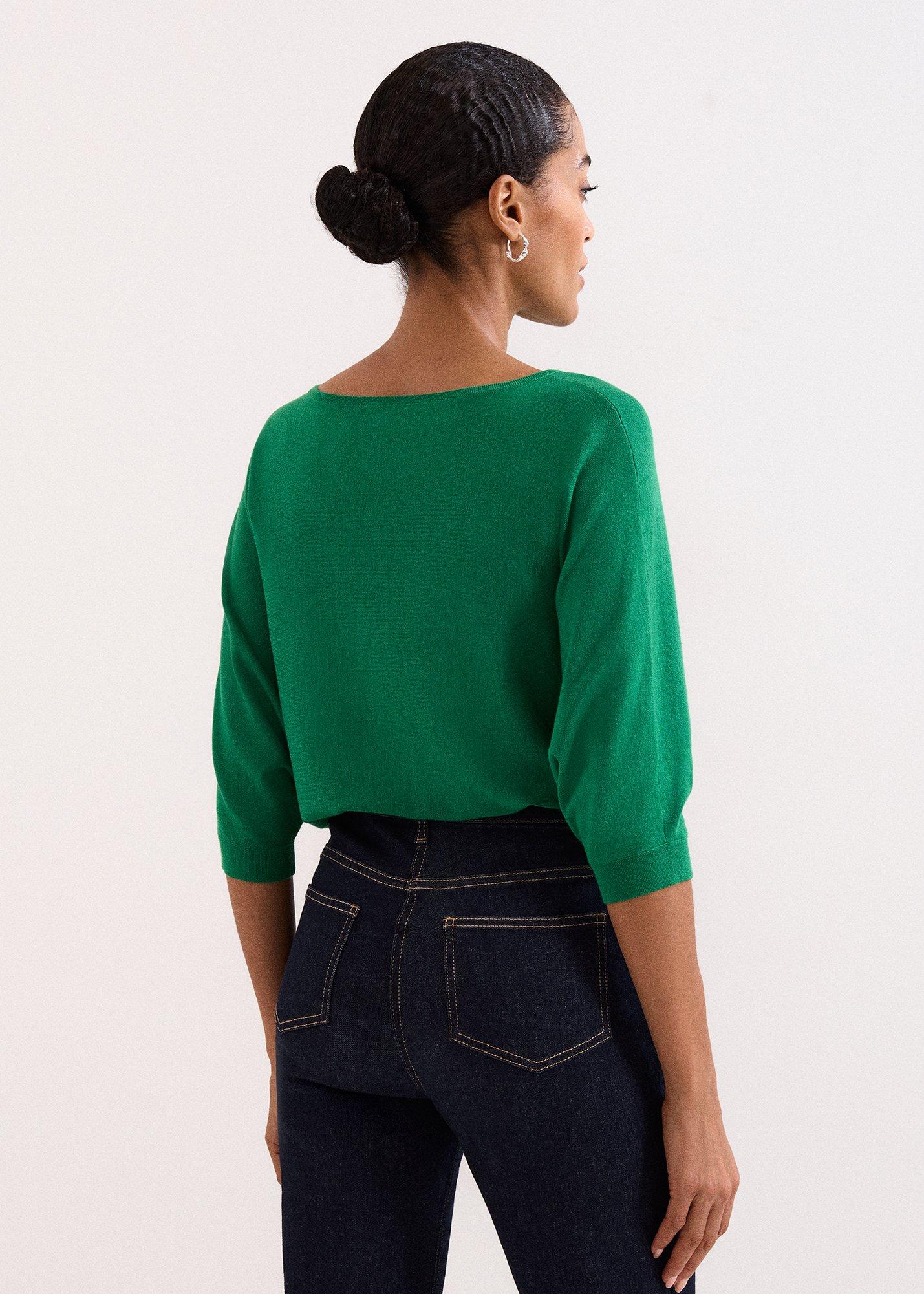Cristine Batwing Knitted Jumper