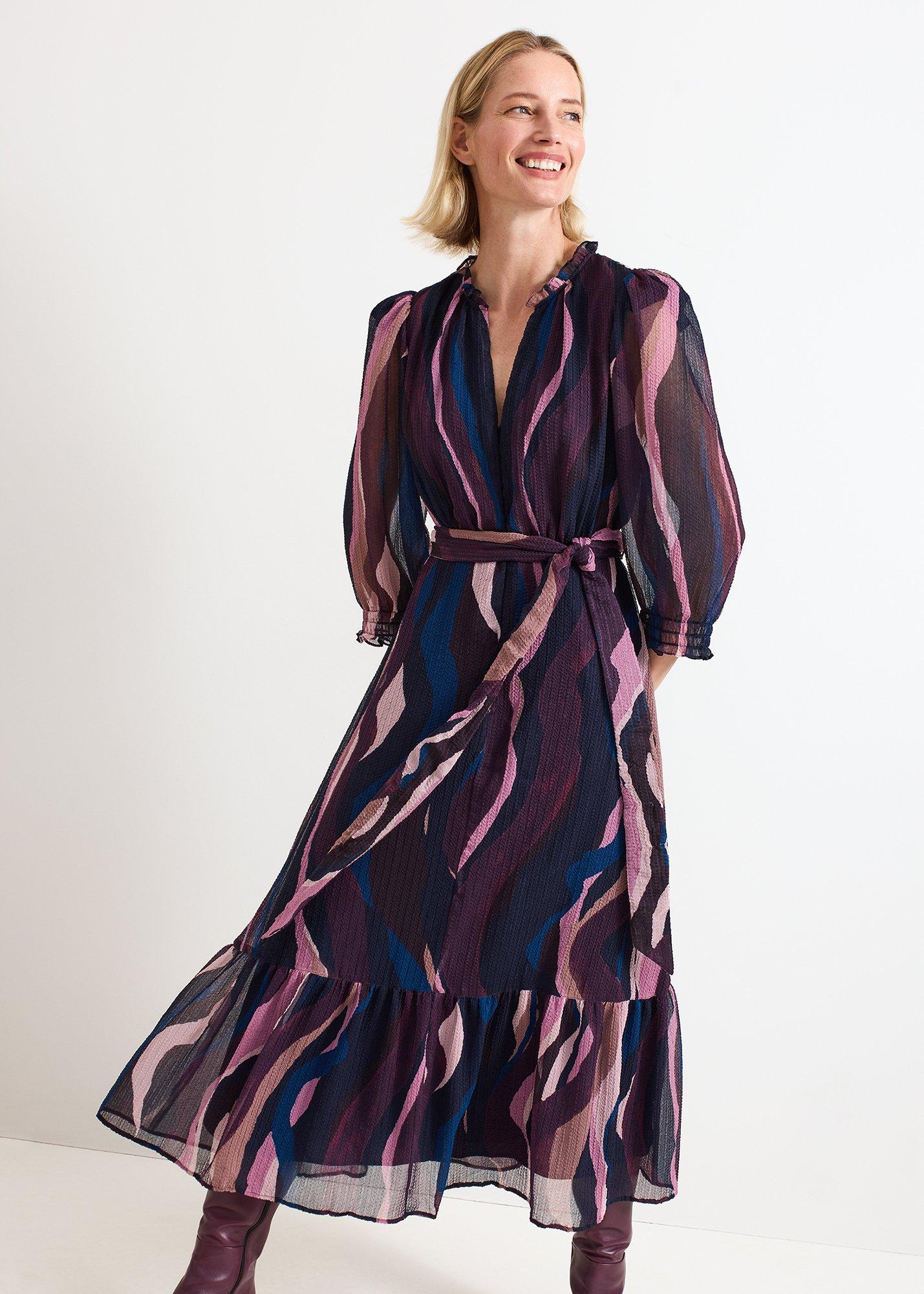 Carra Swirl Midi Dress
