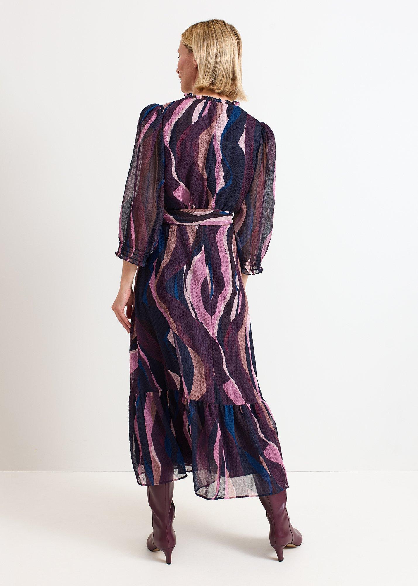 Carra Swirl Midi Dress