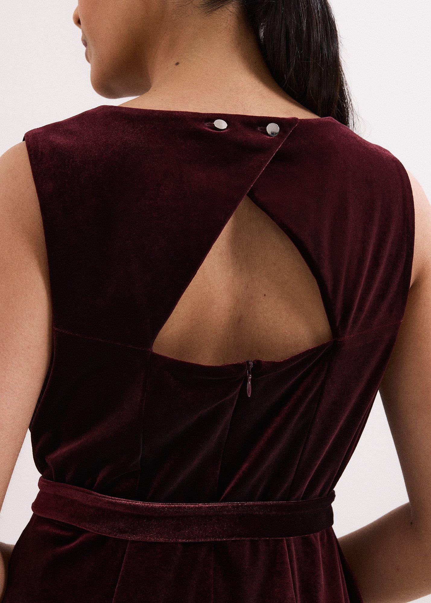 Petite Marta Velvet Jumpsuit