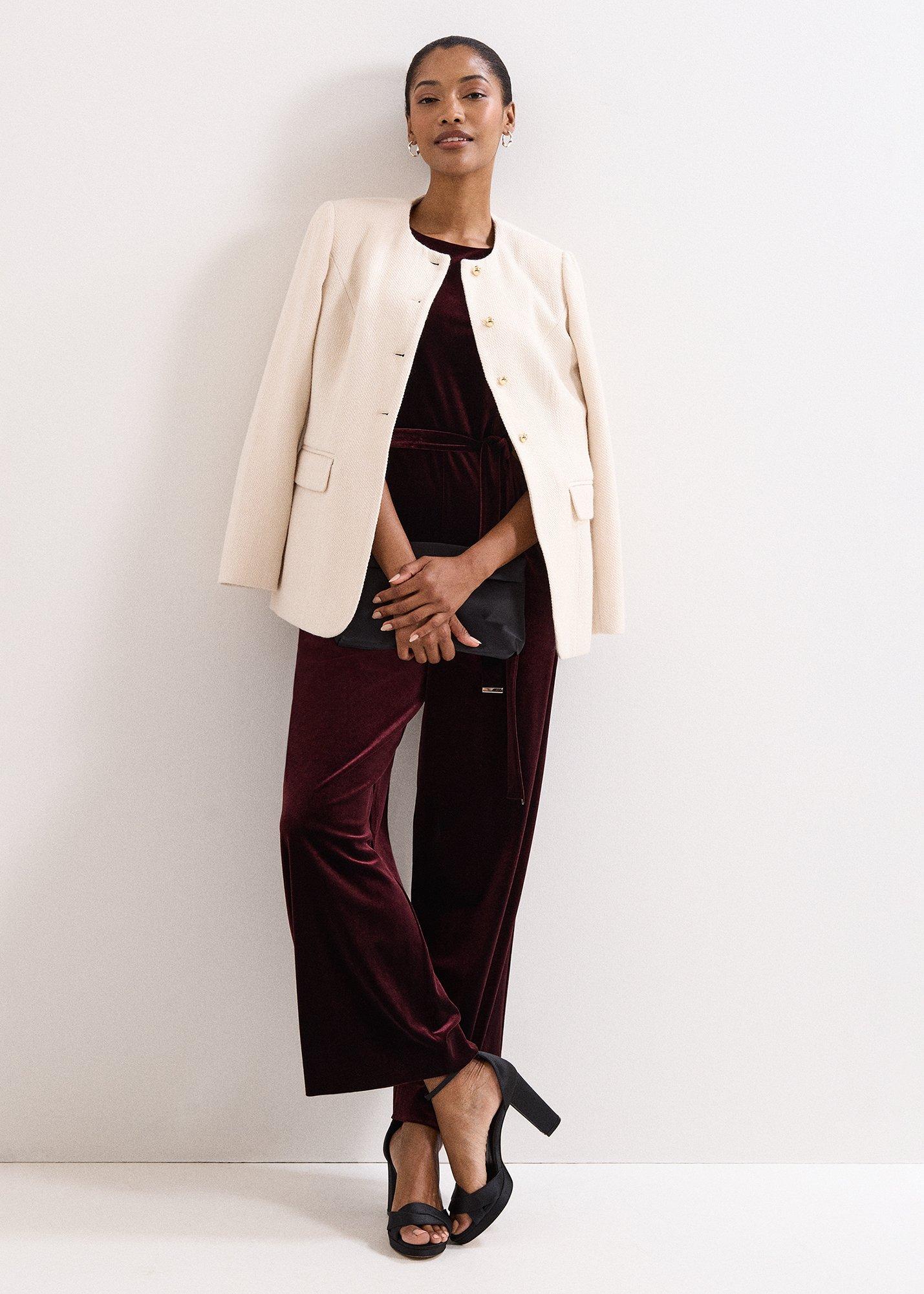 ${product-id}-Petite Marta Velvet Jumpsuit-Burgundy-${view-type}