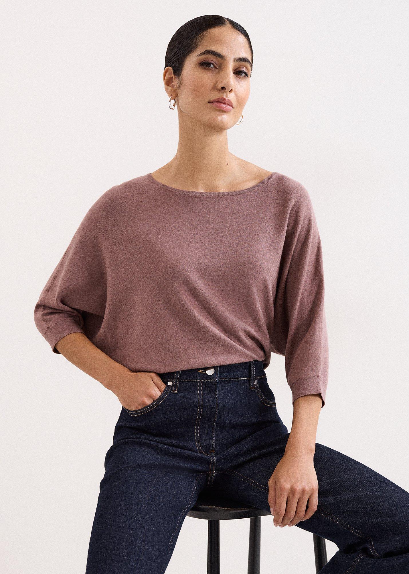 Cristine Batwing Knitted Jumper