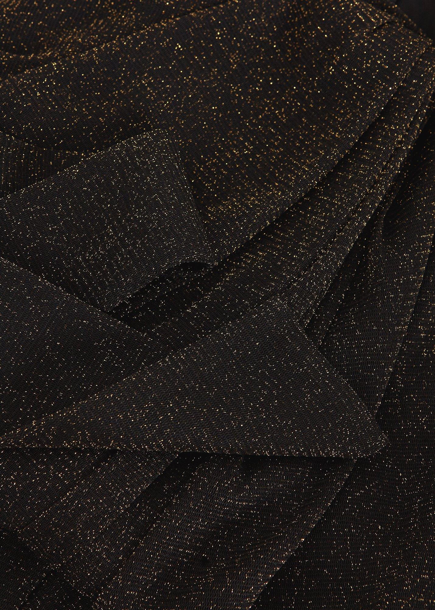 Petite Amara Gold Shimmer Wide Leg Jumpsuit