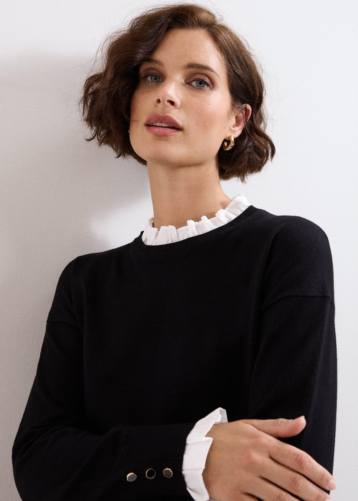 Jenna Collar Top