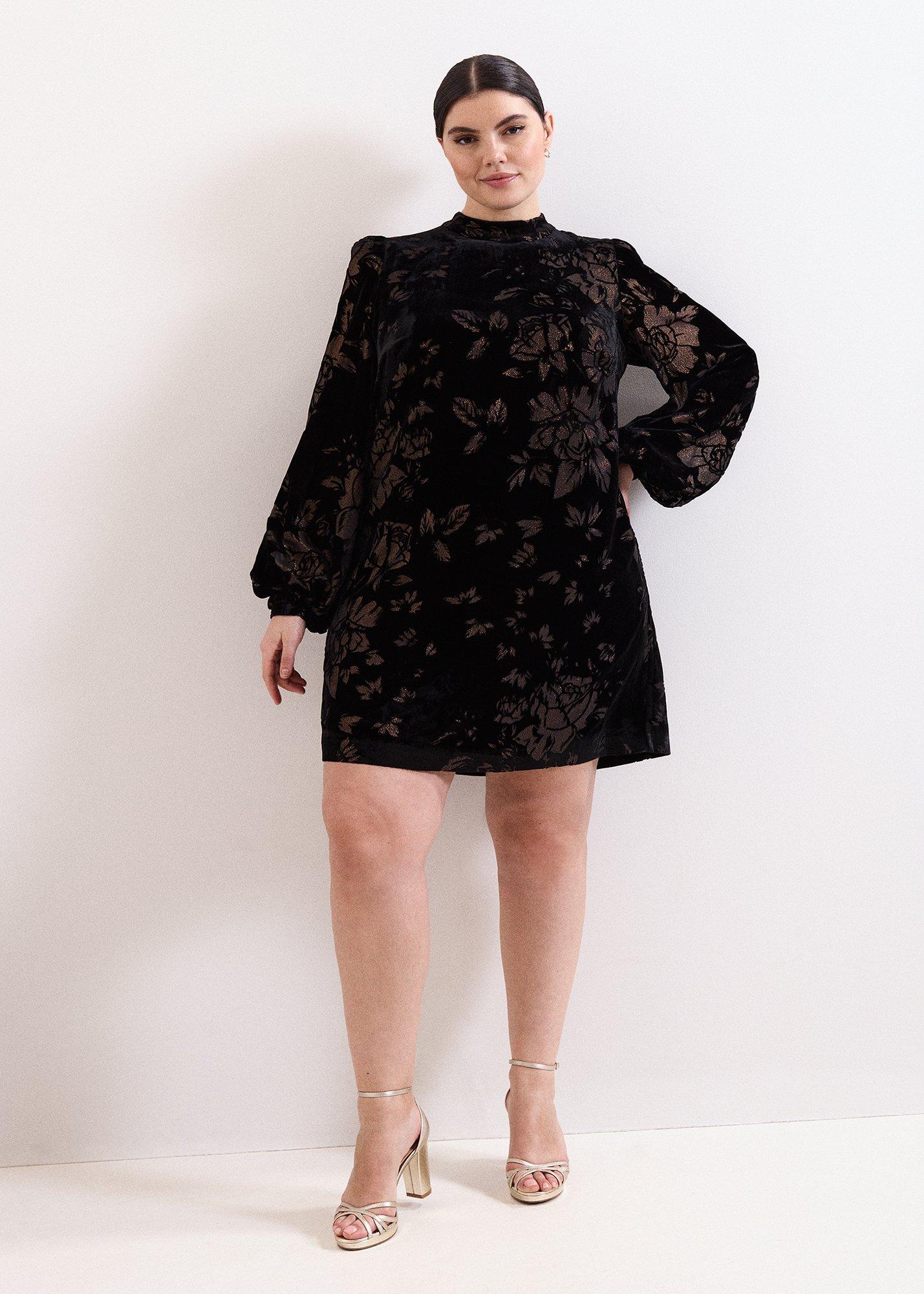${product-id}-Reanna Shift Dress-Black Multi-${view-type}
