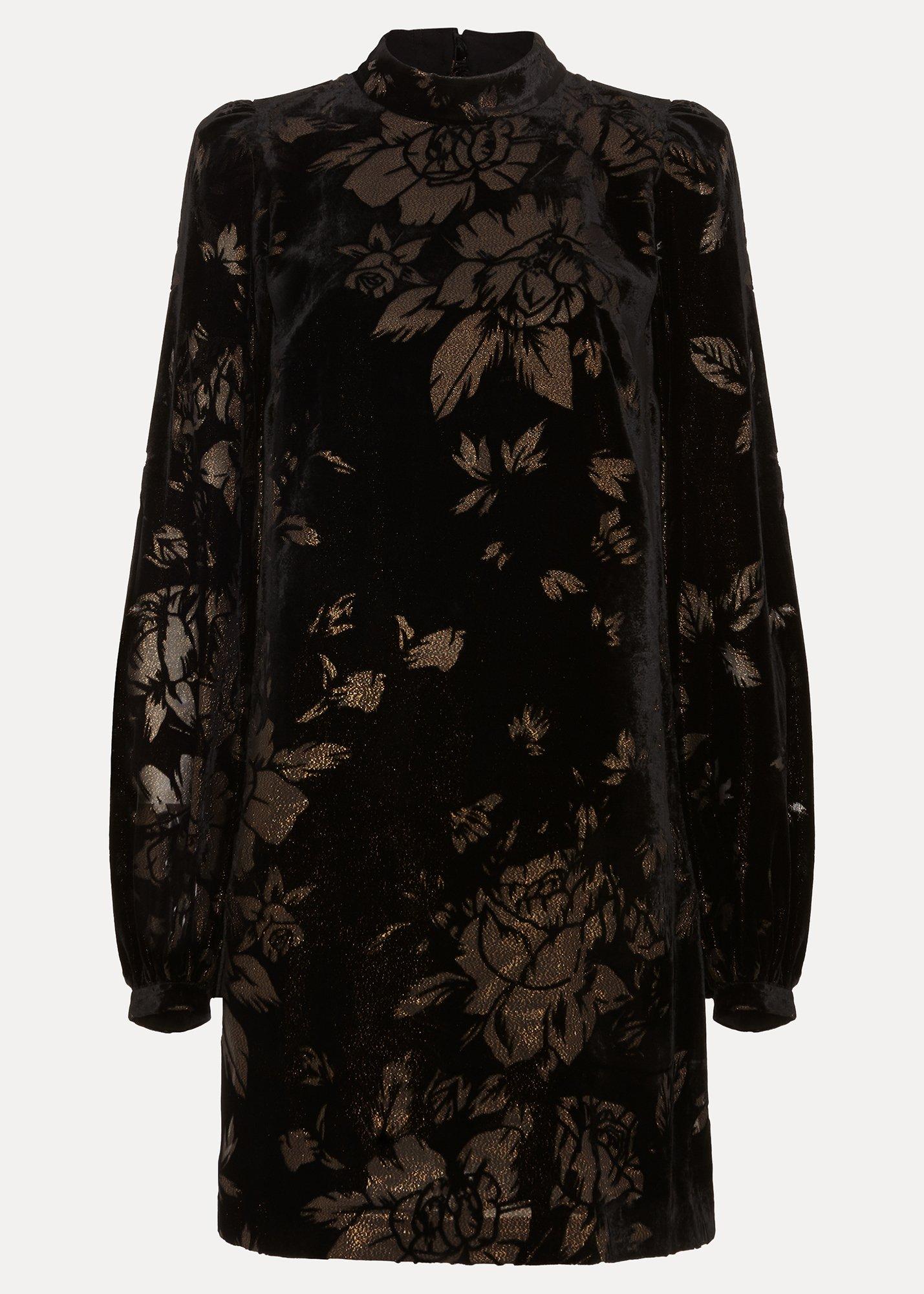 ${product-id}-Petite Reanna Dress-Black Multi-${view-type}