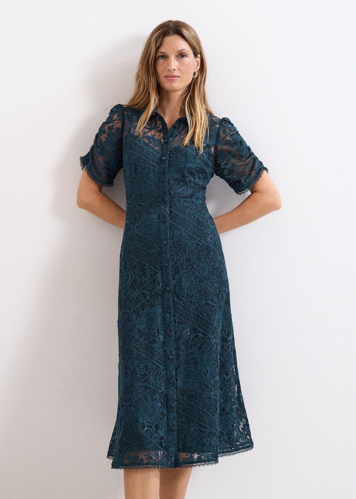 Lunna Lace Midi Dress