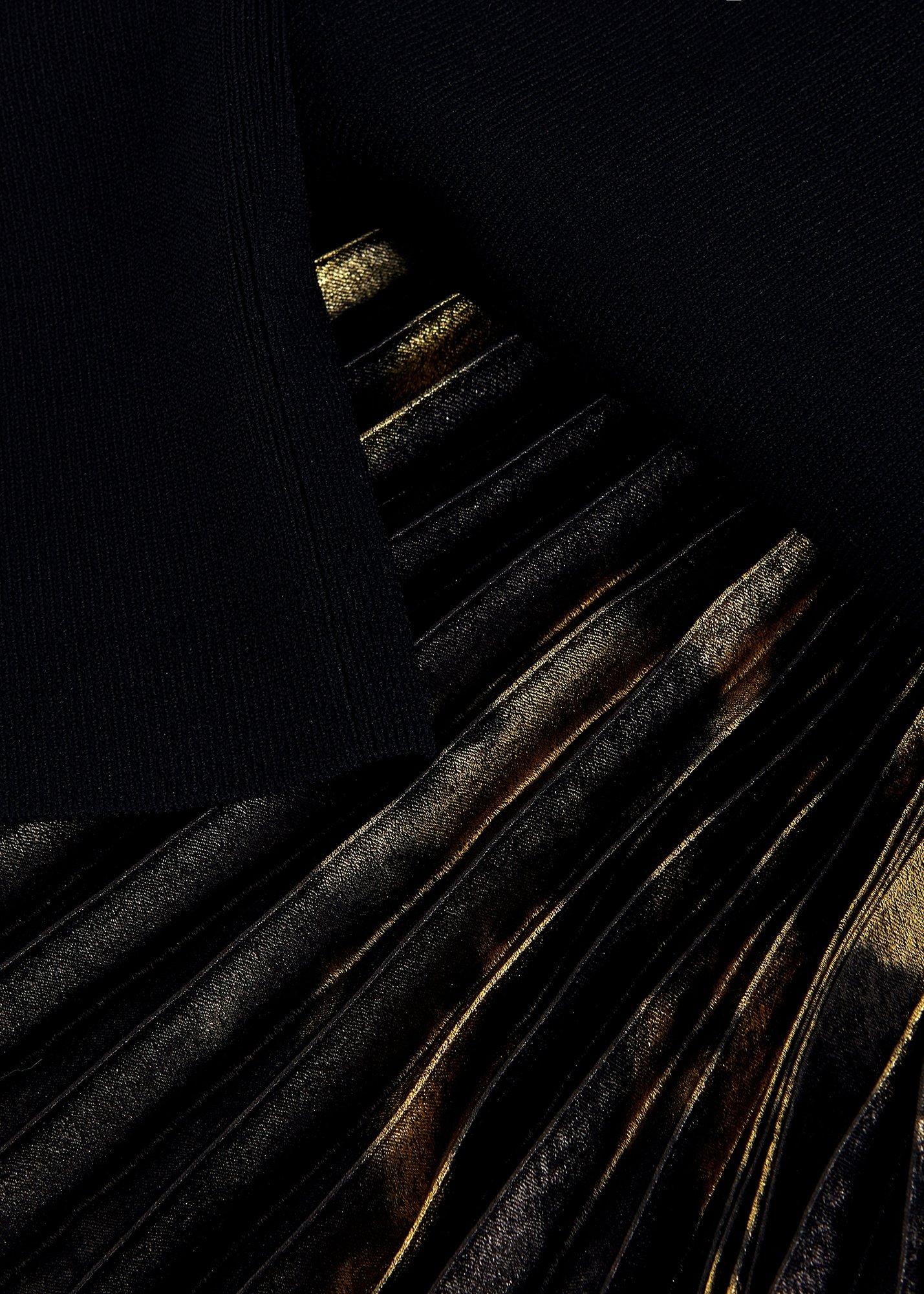${product-id}-Jenifer Foil Print Woven Hem Maxi Dress-Gold-${view-type}