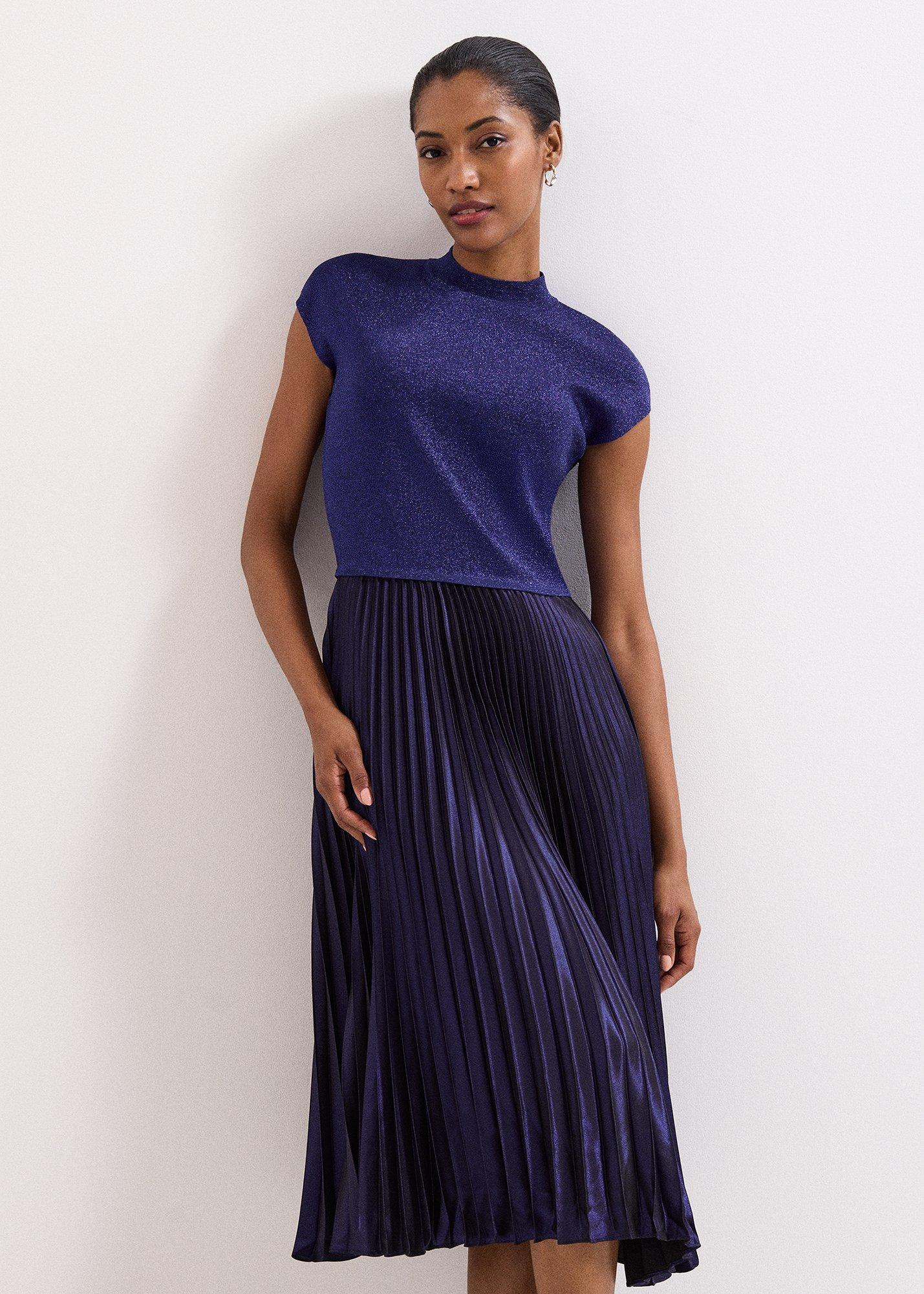 ${product-id}-Petite Jayla Shimmer Dress-Cobalt-${view-type}