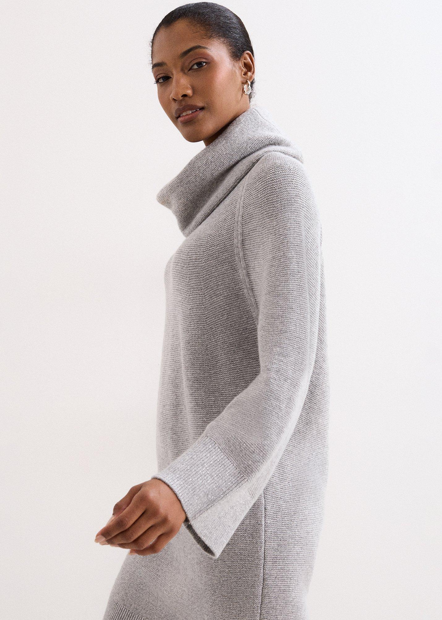 ${product-id}-Dahlie Lurex Jumper Dress-Silver-${view-type}