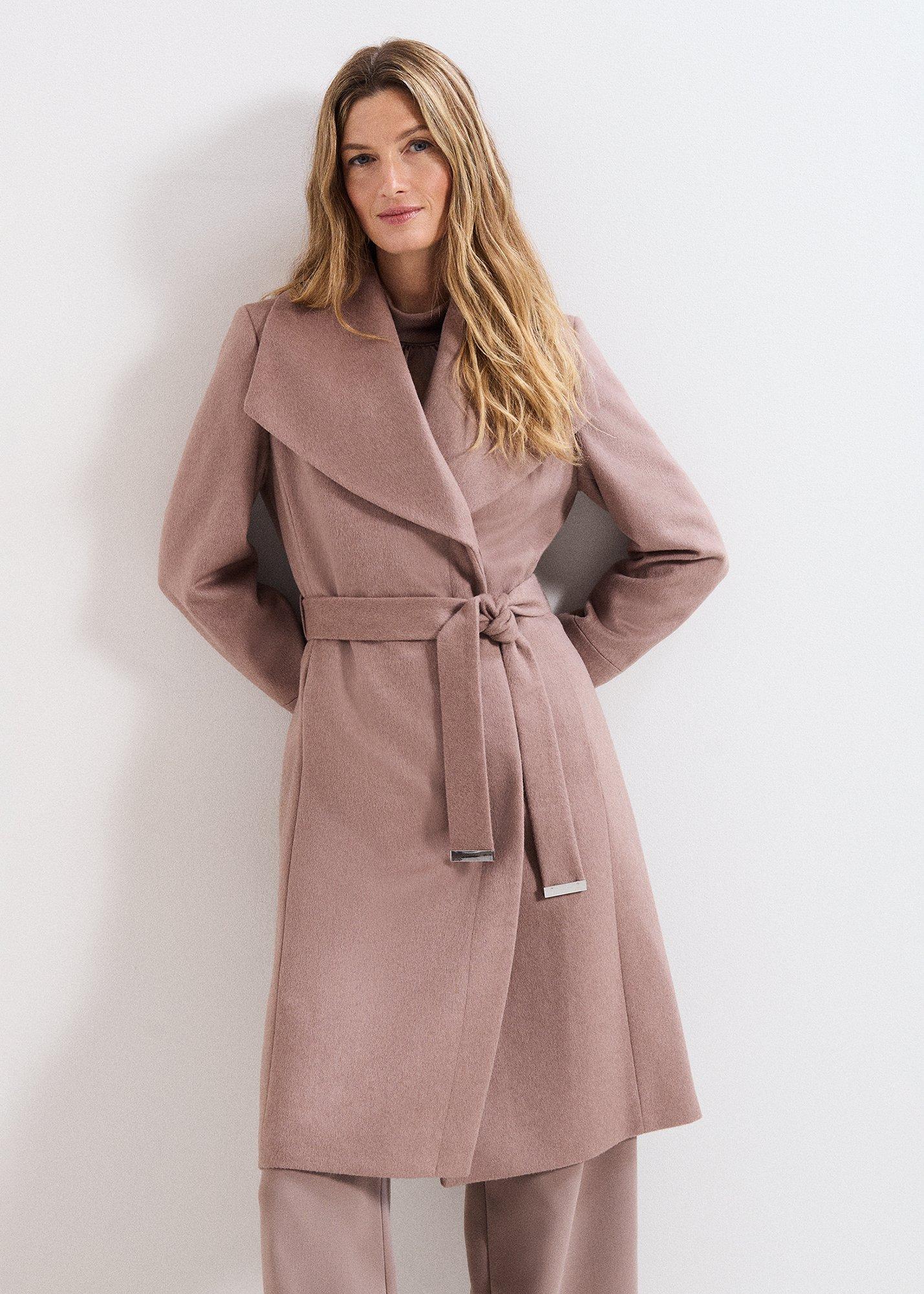 Nicci Belted Wool Coat