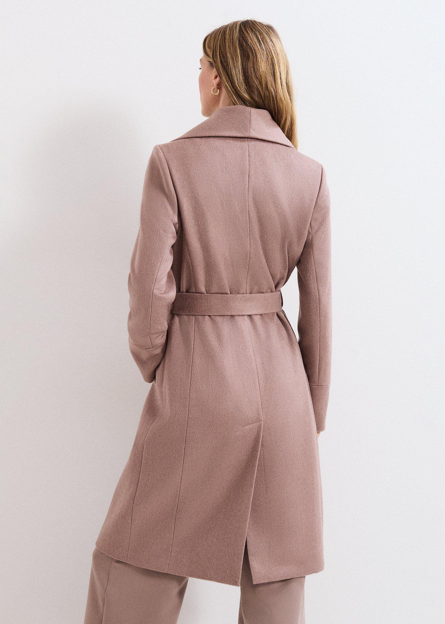 Nicci Belted Wool Coat