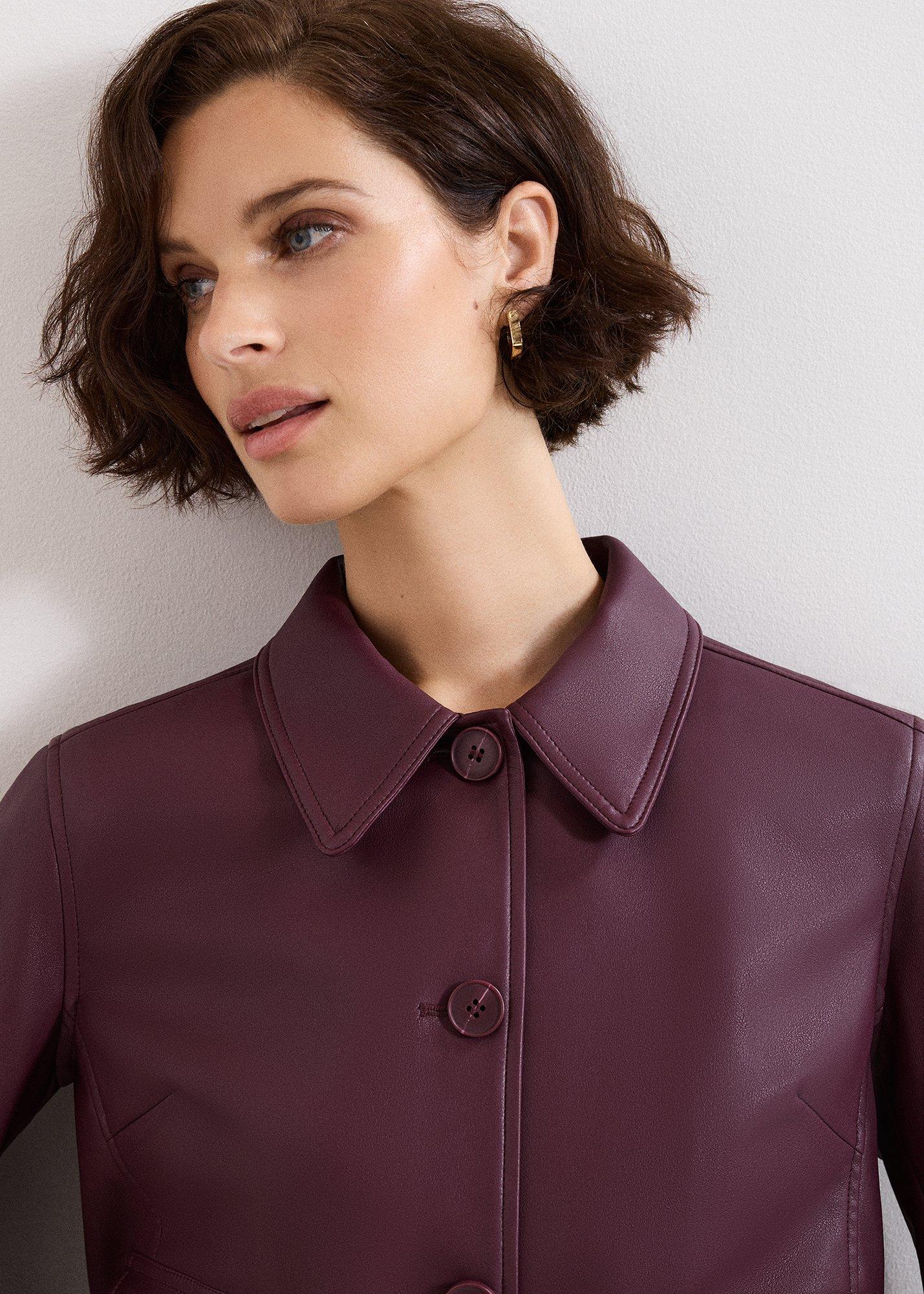 ${product-id}-Malina PU Jacket-Burgundy-${view-type}