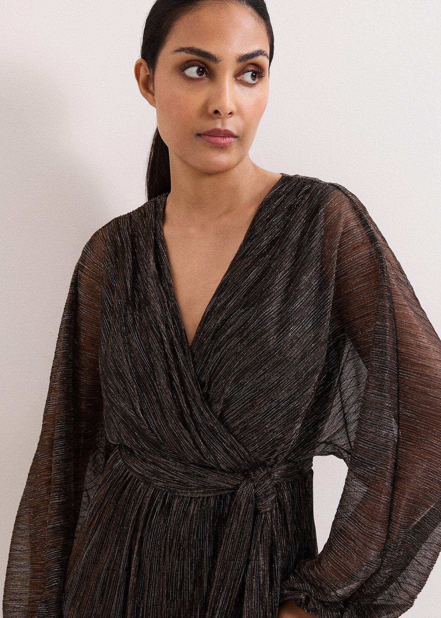 ${product-id}-Petite Rachel Plisse Metallic Jumpsuit-Gold-${view-type}