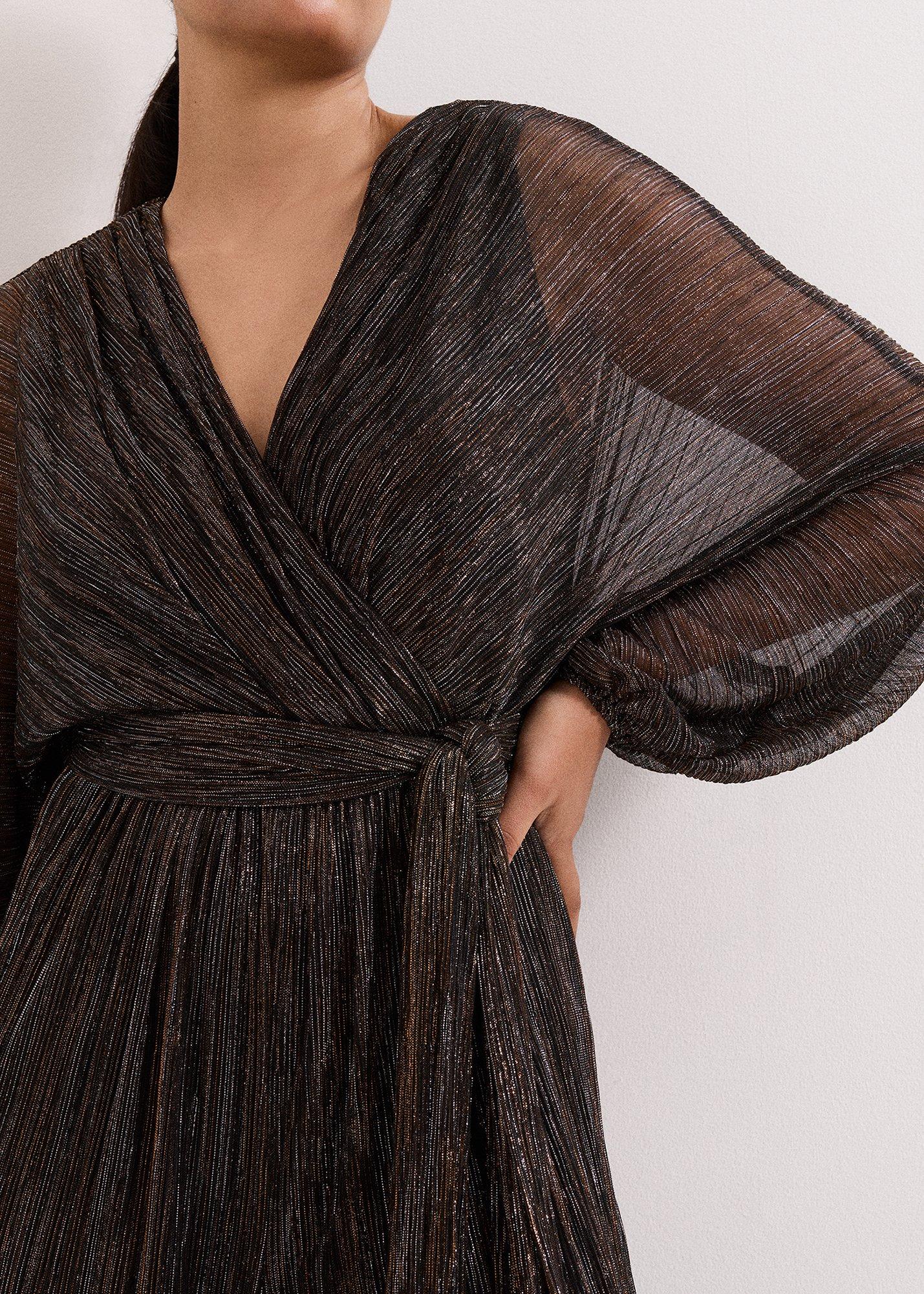 ${product-id}-Petite Rachel Plisse Metallic Jumpsuit-Gold-${view-type}