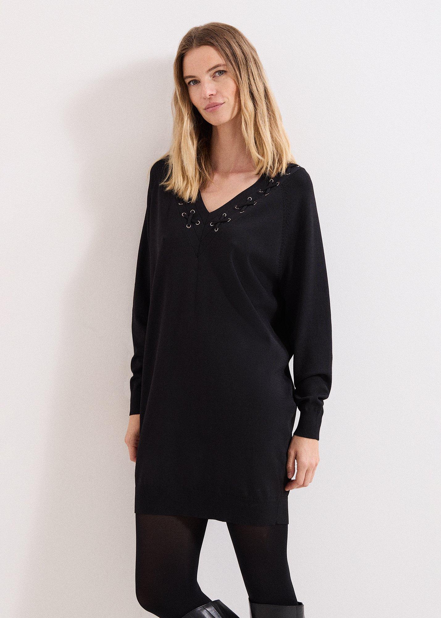 Senita Black Tunic