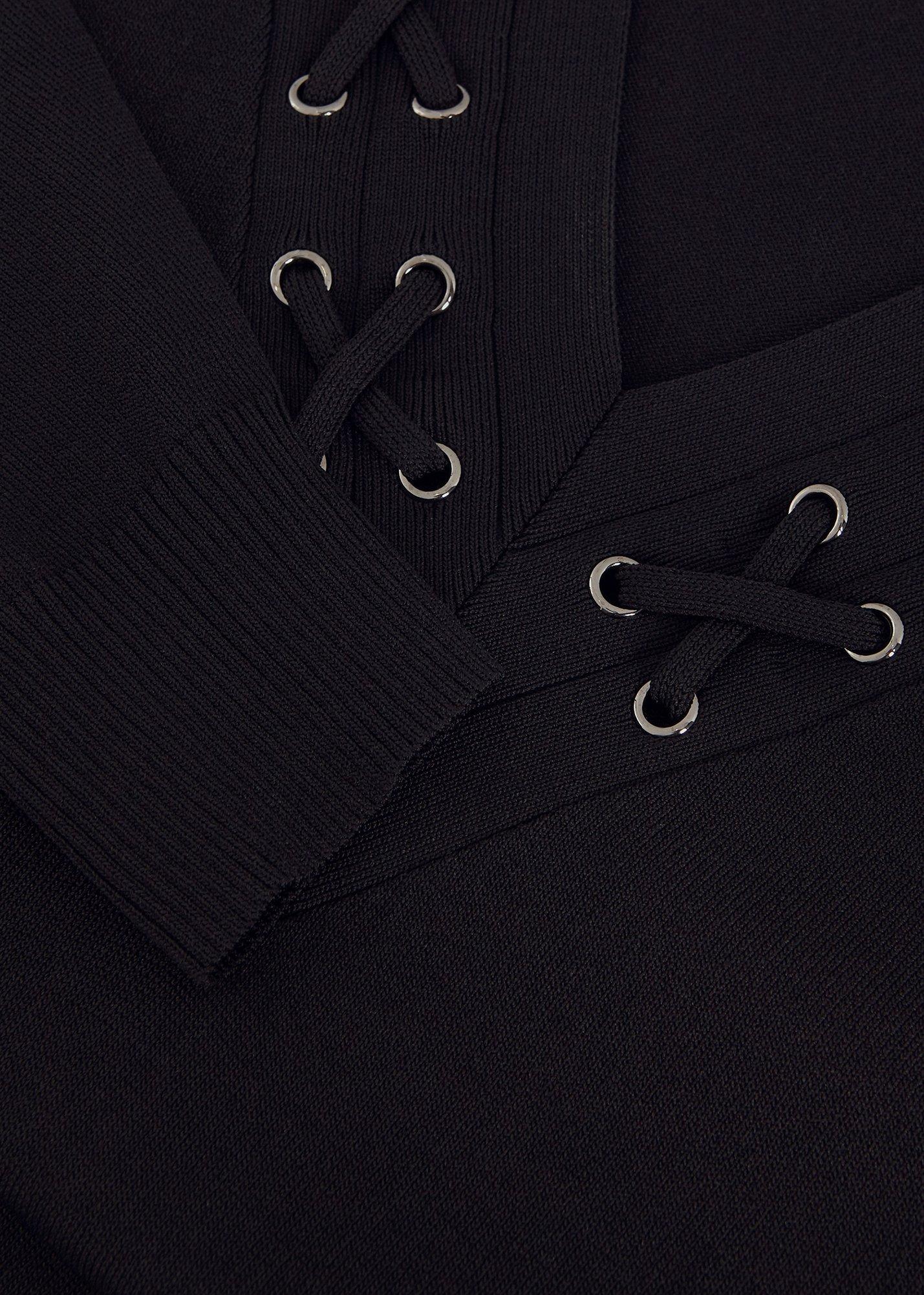 ${product-id}-Senita Black Tunic With Neck Detail-Black-${view-type}