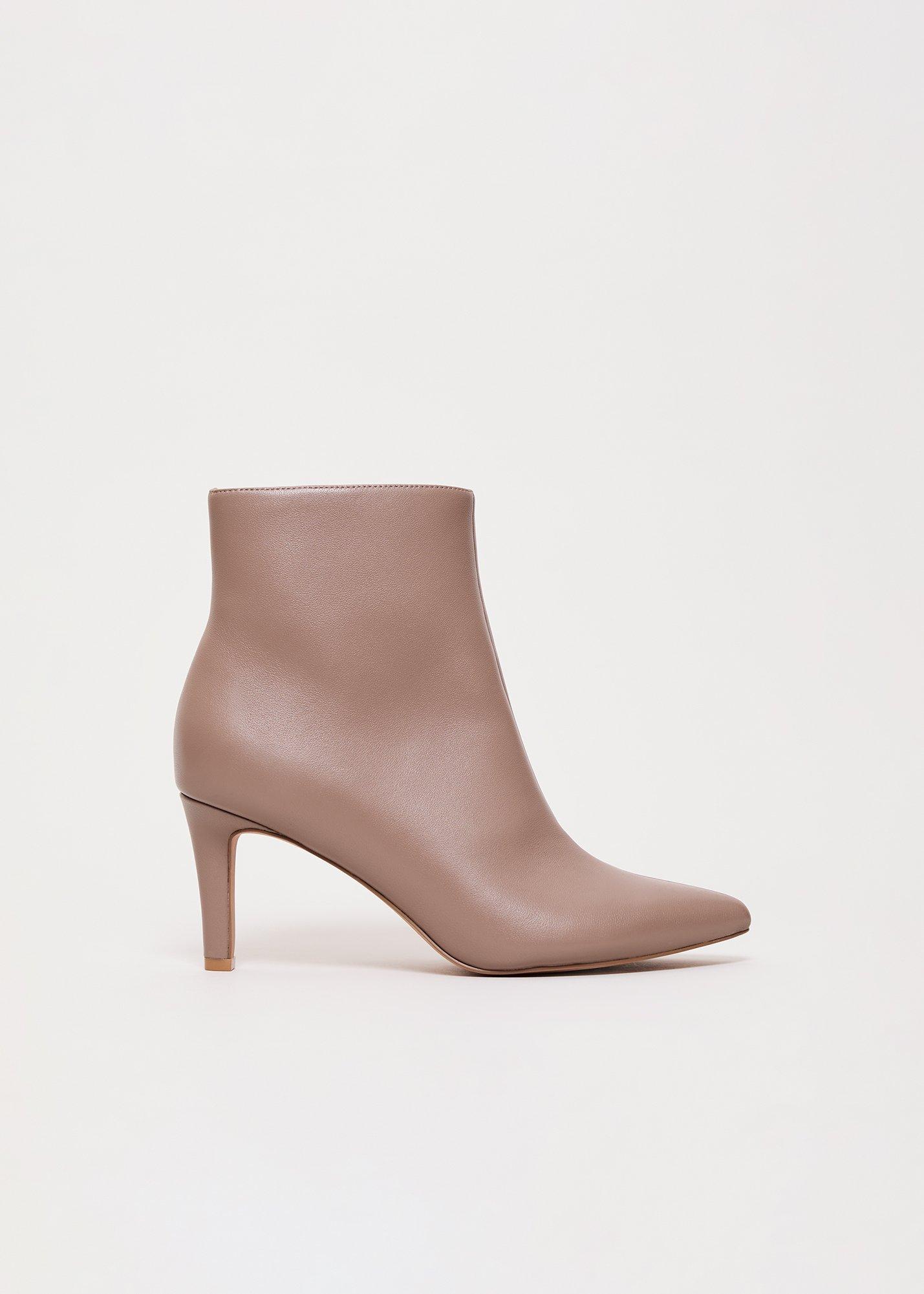 Leather Heeled Ankle Boots