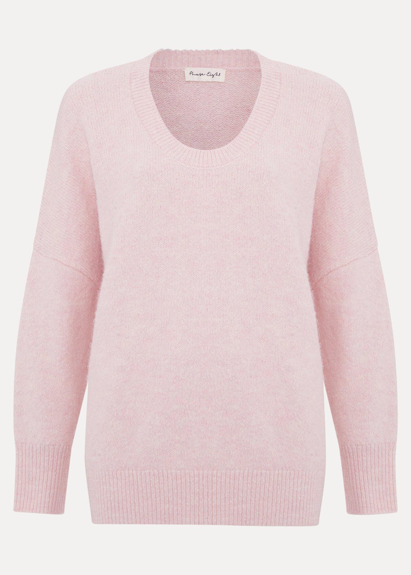 ${product-id}-Leah Long Sleeve Cosy Jumper-Pink-${view-type}