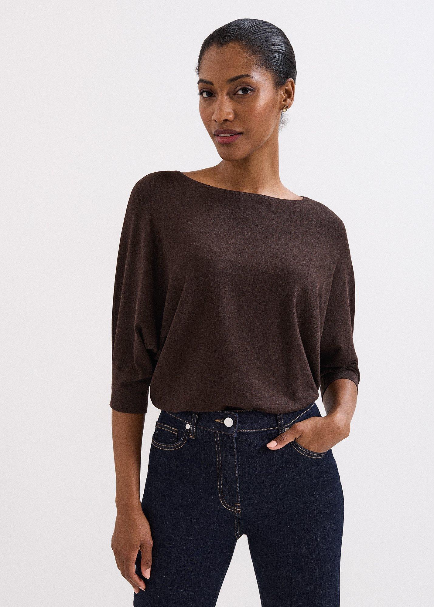 Cristine Batwing Knitted Jumper