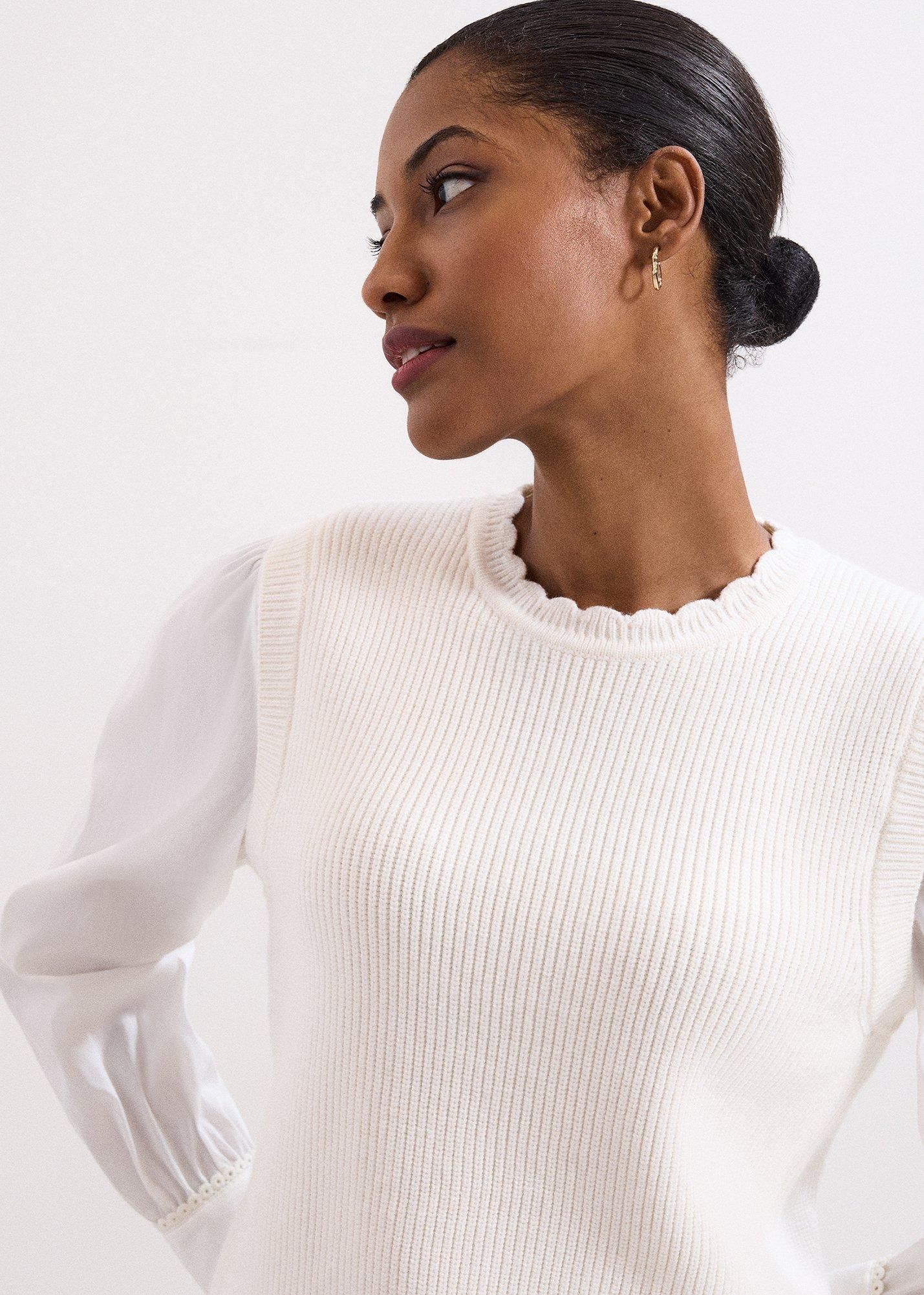${product-id}-Fleur Shirt Sleeve Tank Top-Winter White-${view-type}