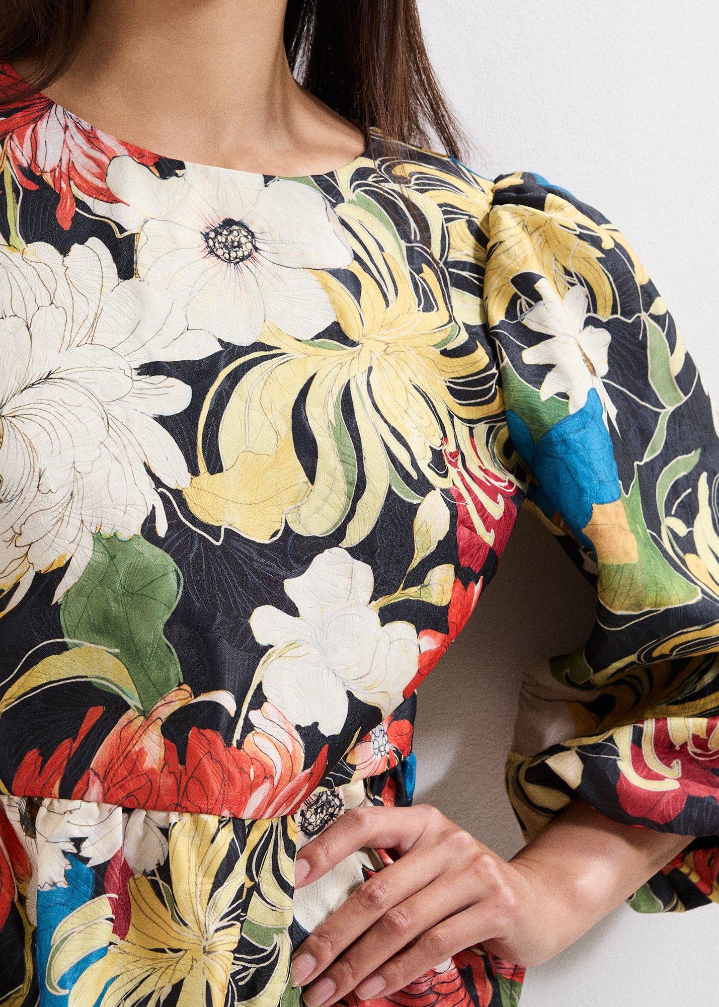 ${product-id}-Ellis Printed Peplum Hem Top-Multi-${view-type}