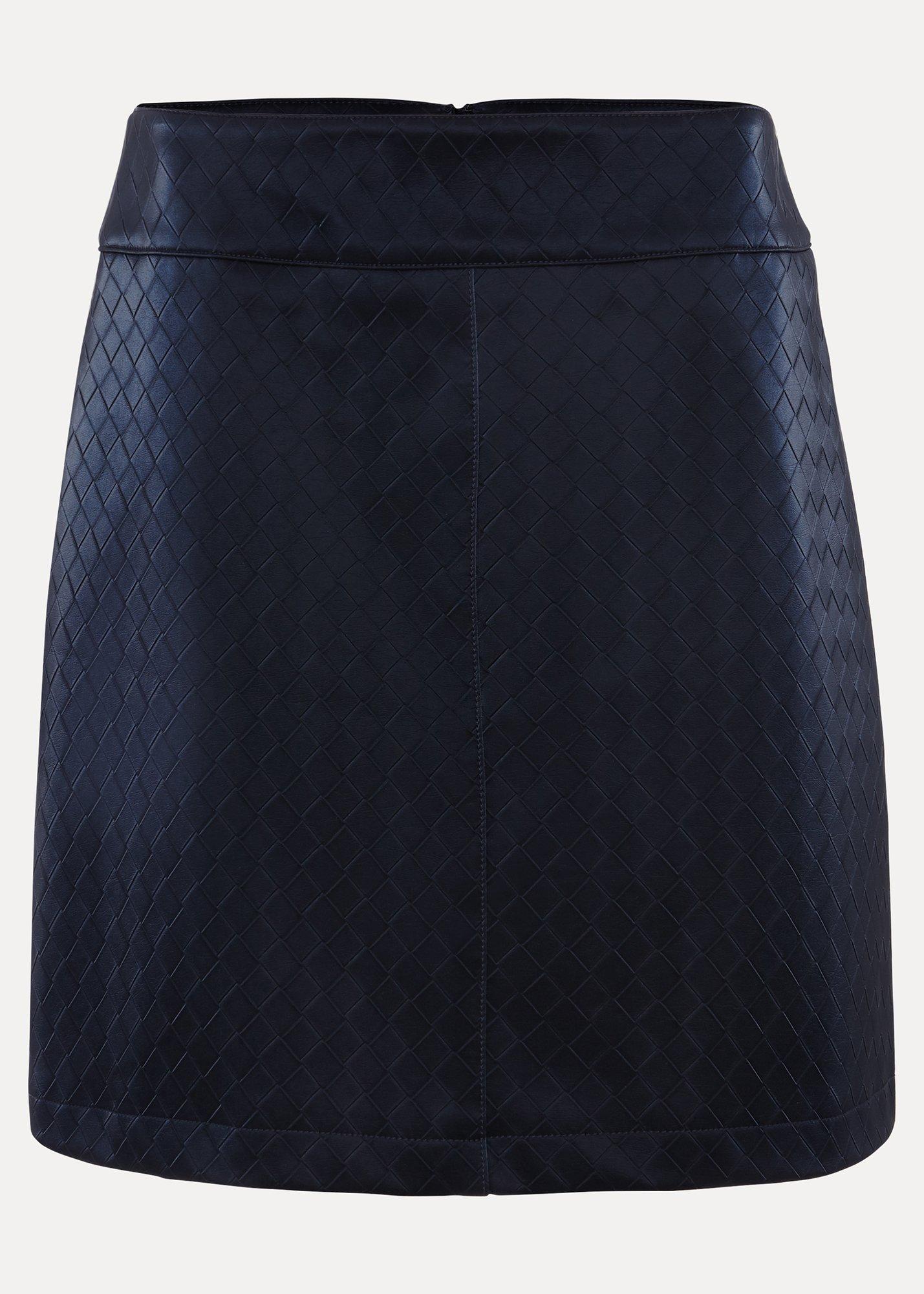 ${product-id}-Iona PU Mini Skirt-Navy-${view-type}