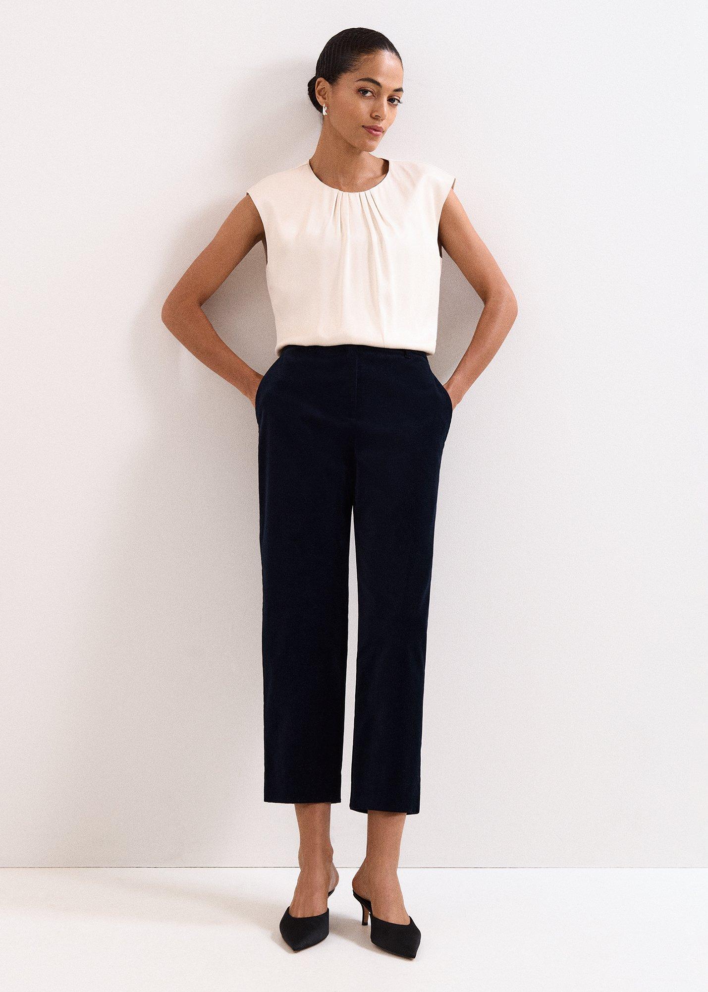 Lyra Navy Cigarette Trouser