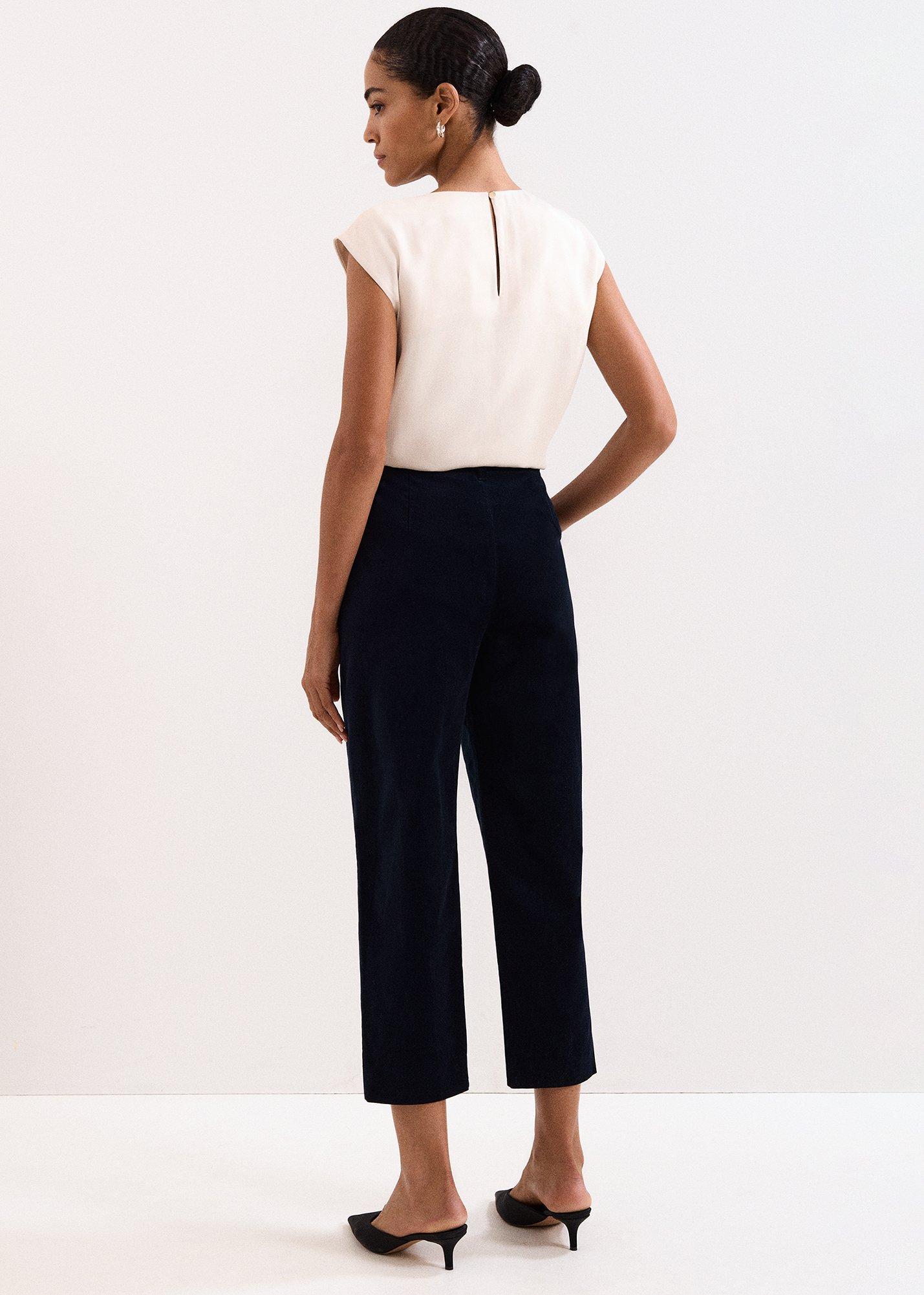 Lyra Navy Cigarette Trouser