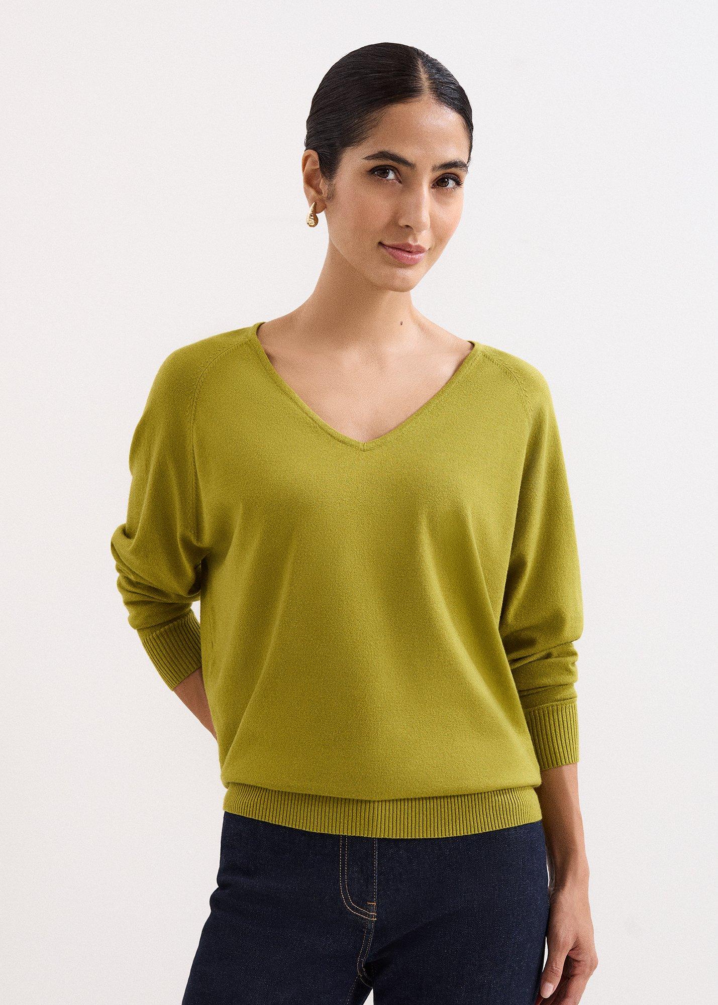 Senita Green Knit Jumper