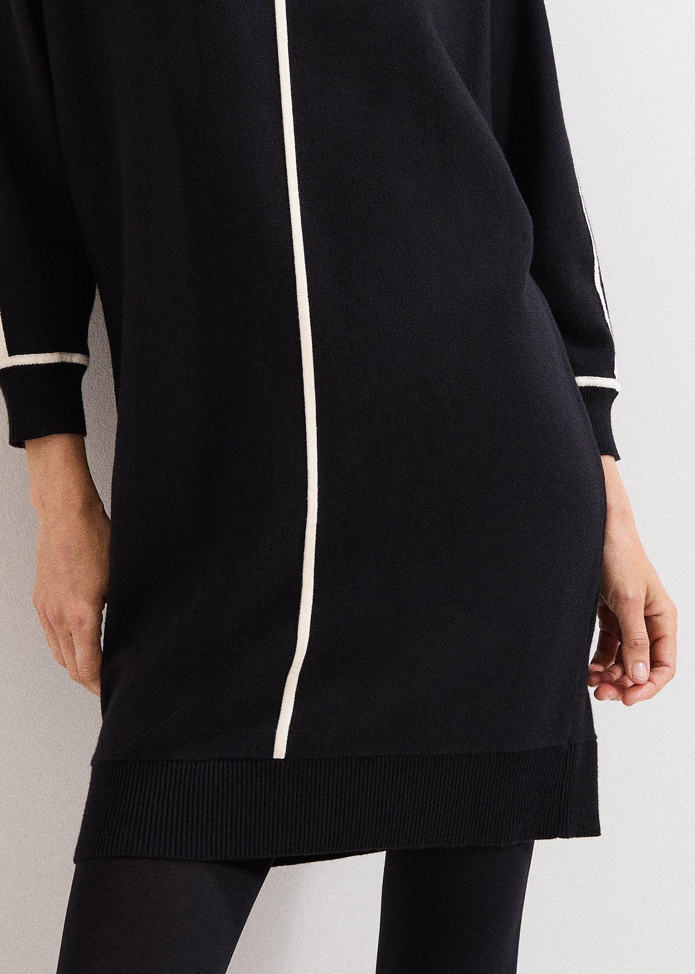${product-id}-Hallie Tipped Jumper Dress-Black/Ivory-${view-type}