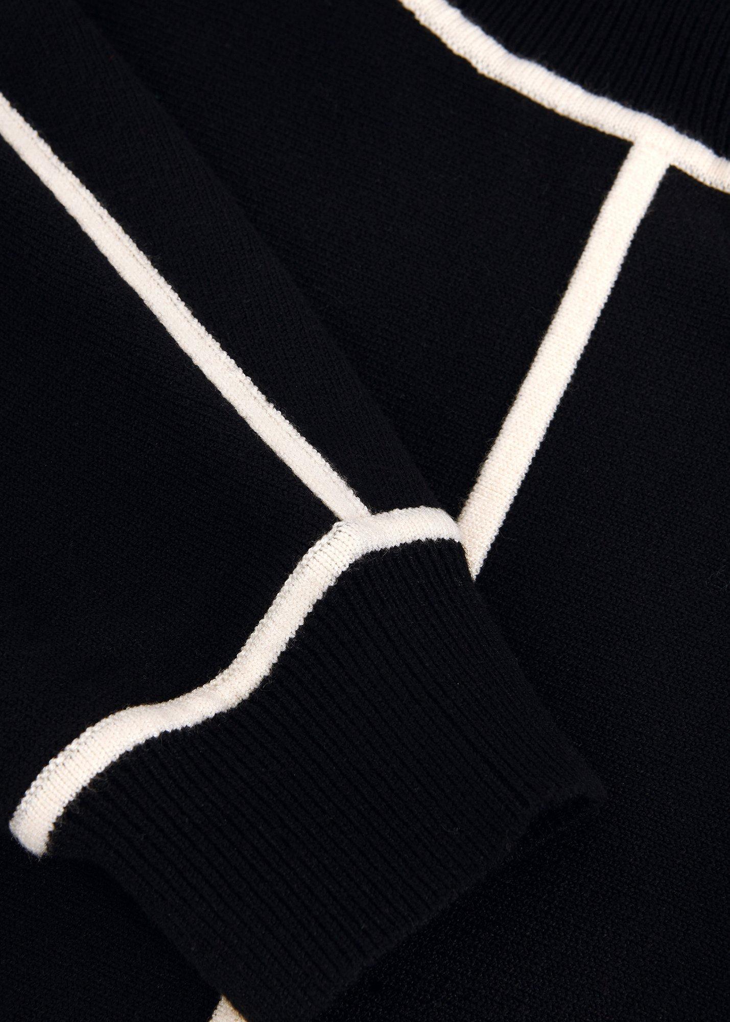 ${product-id}-Hallie Tipped Jumper Dress-Black/Ivory-${view-type}