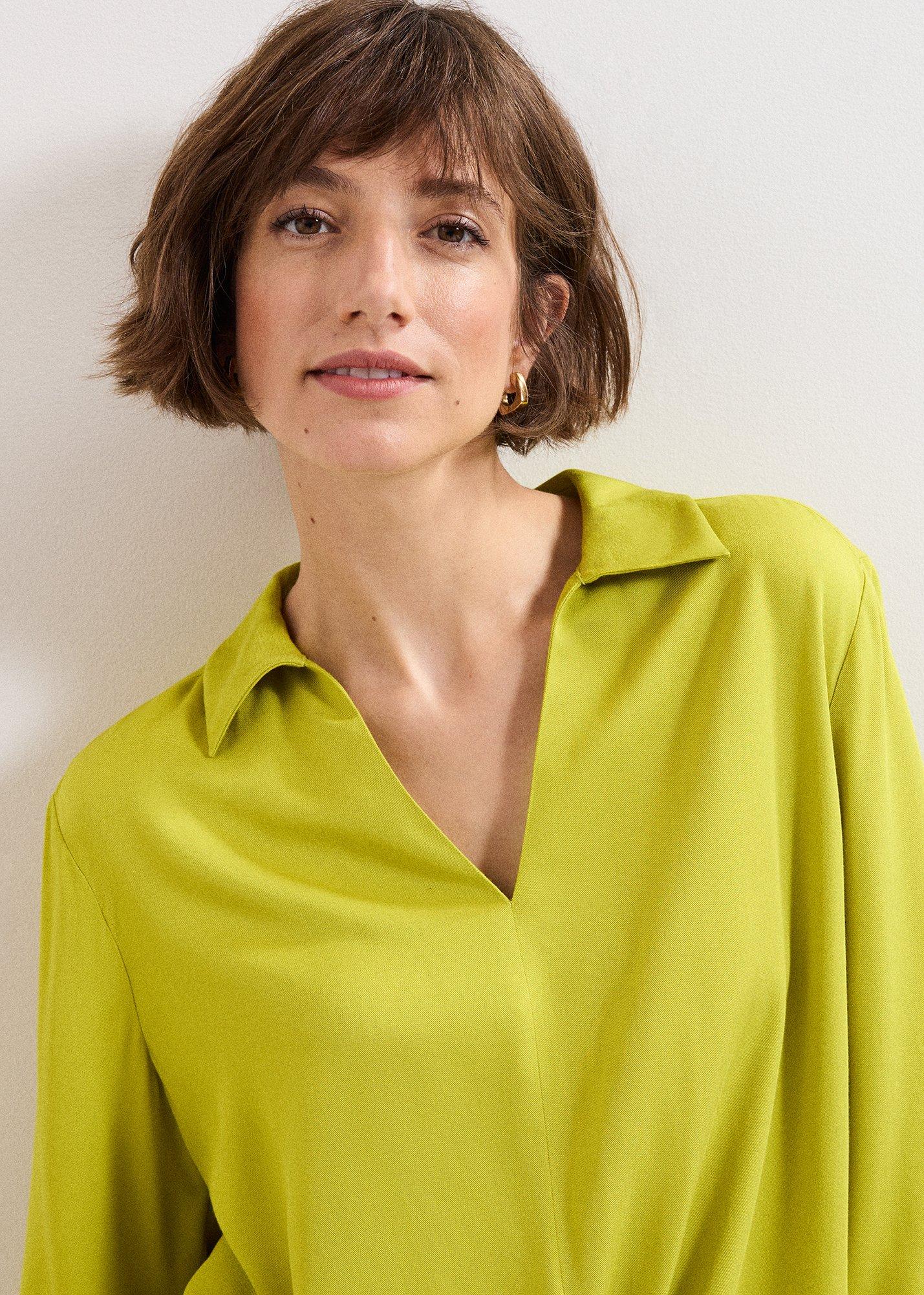 ${product-id}-Clary Twist Front Shirt-Green-${view-type}