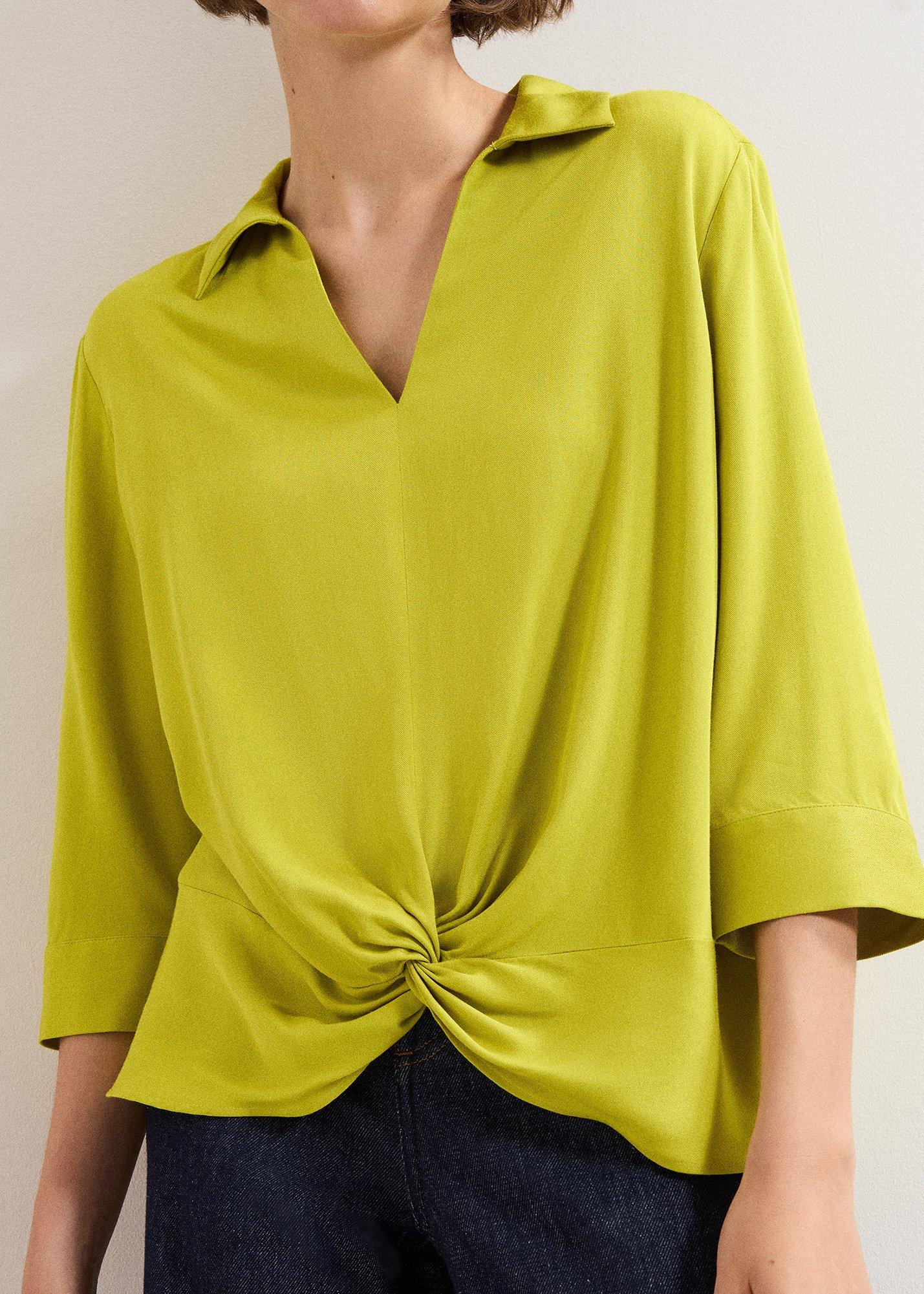 ${product-id}-Clary Twist Front Shirt-Green-${view-type}