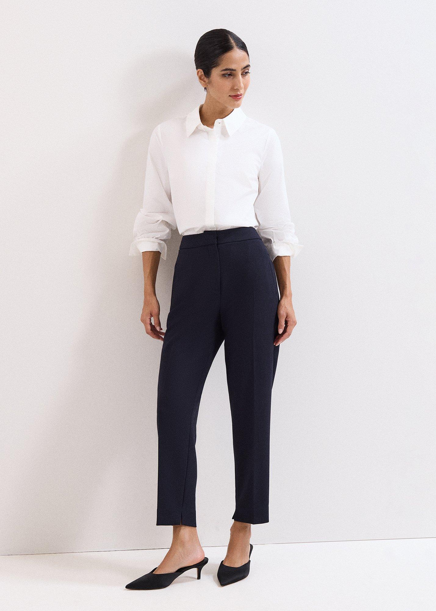 Fara Navy Trousers