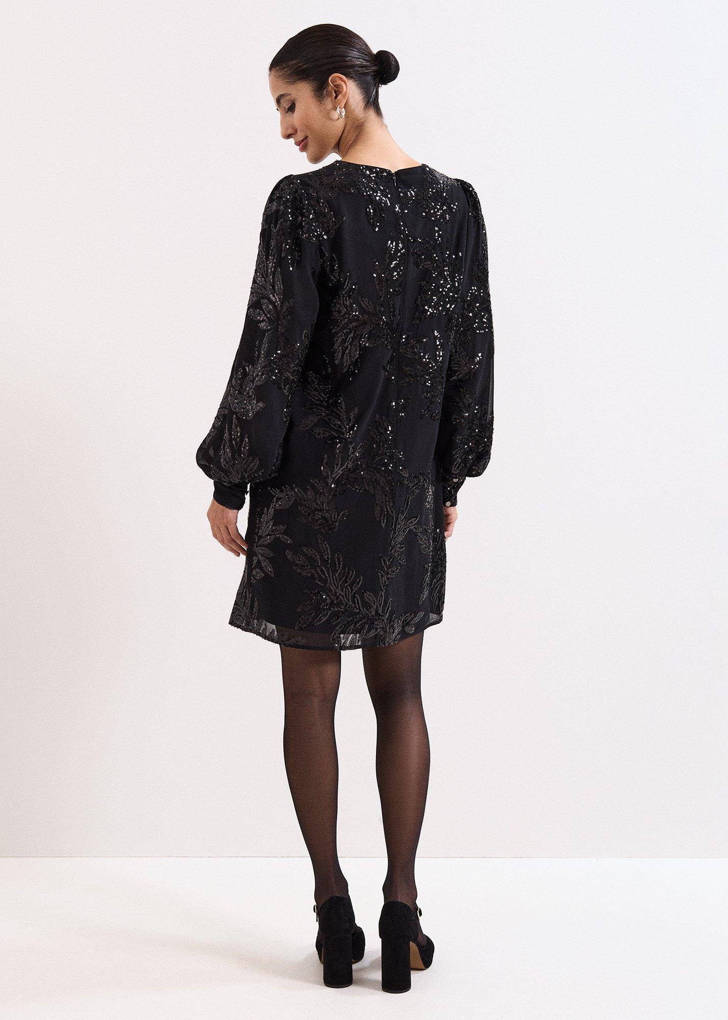 ${product-id}-Odette Black Sequin Mini Dress-Black-${view-type}