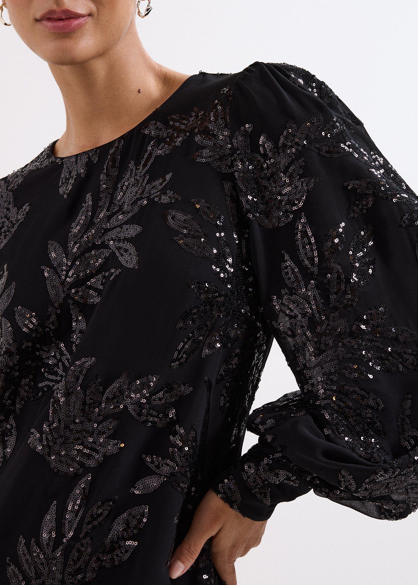 ${product-id}-Odette Black Sequin Mini Dress-Black-${view-type}