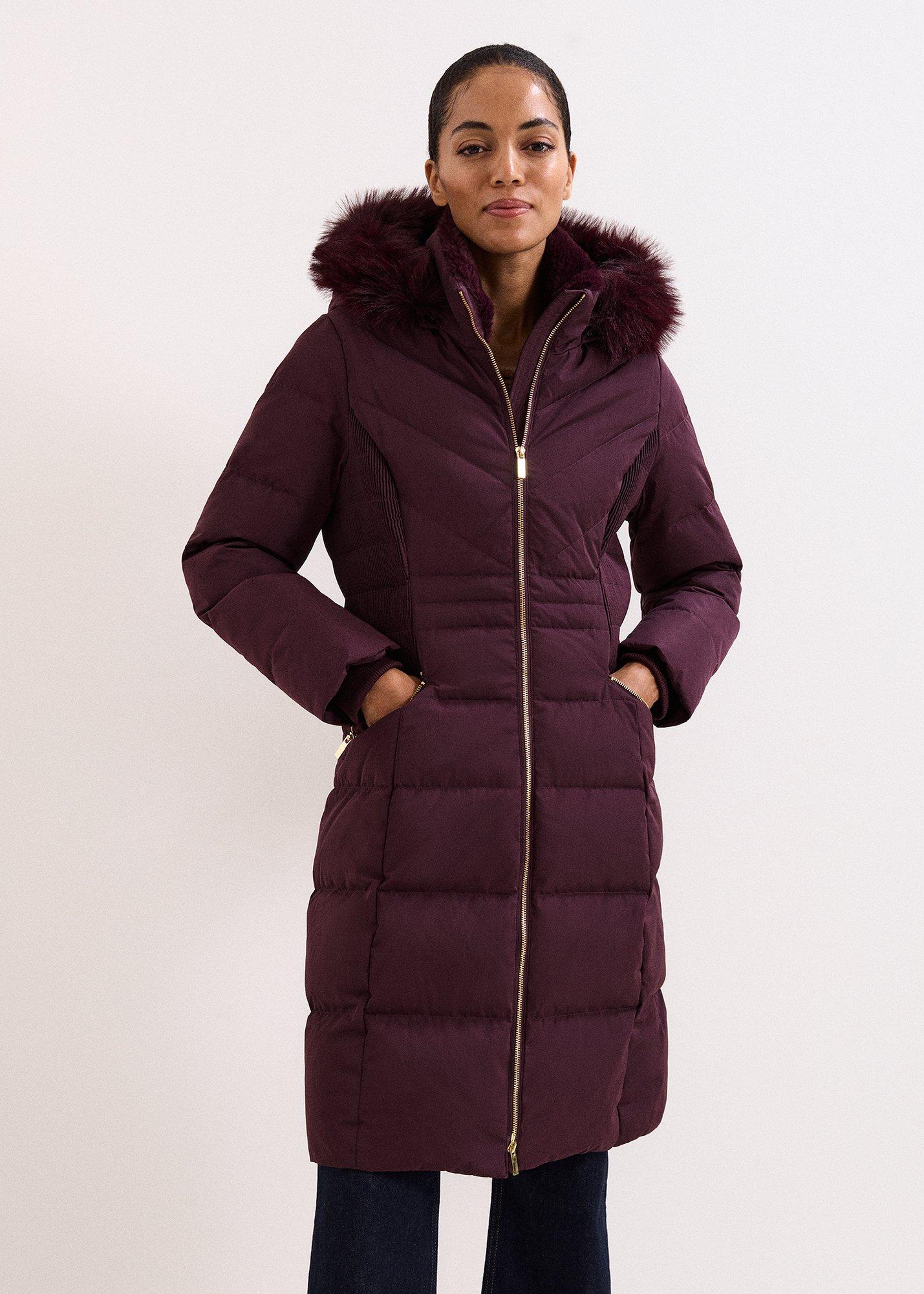 Amber Fur Hood Puffer Coat