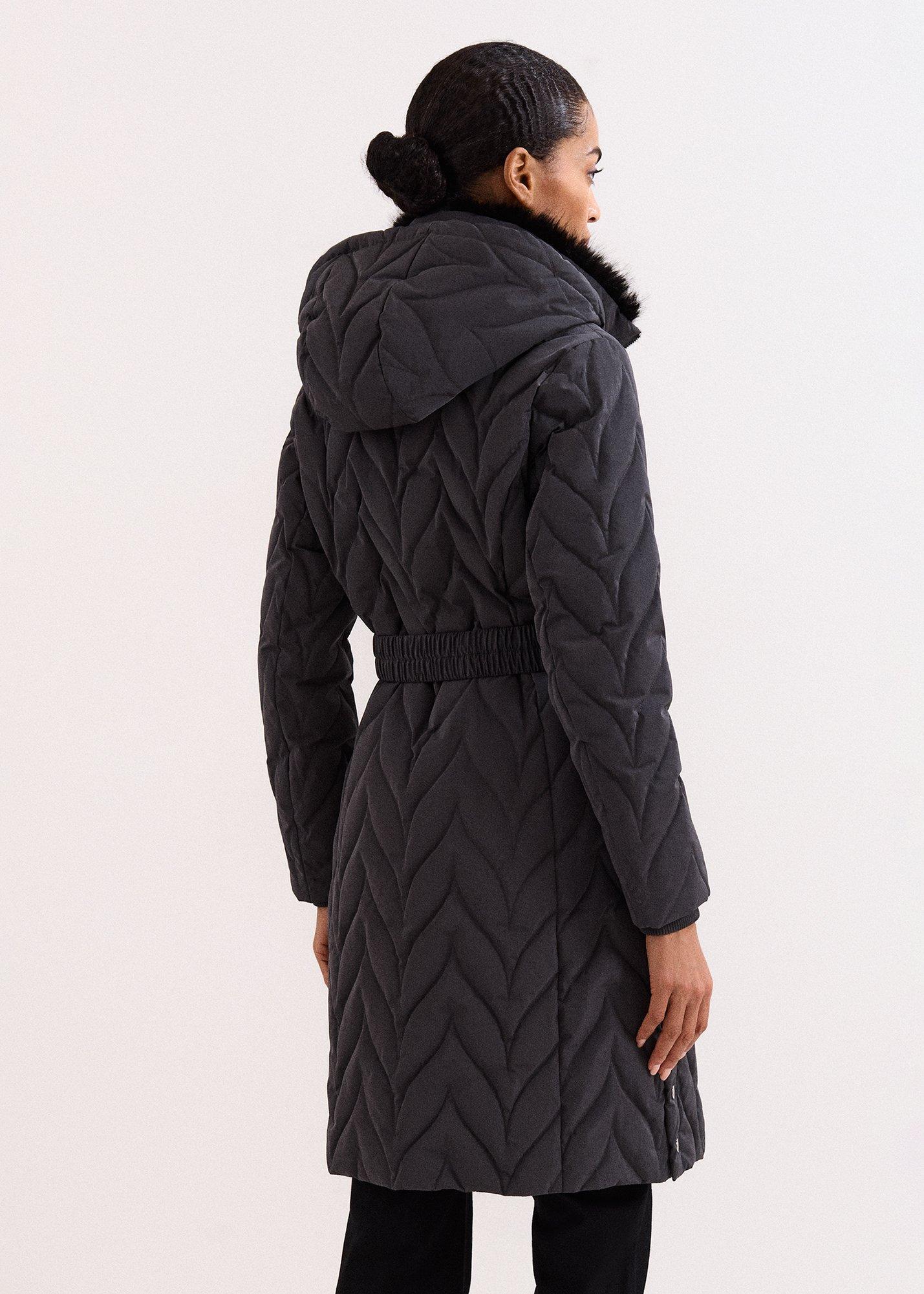 Hollie Charcoal Puffer Coat