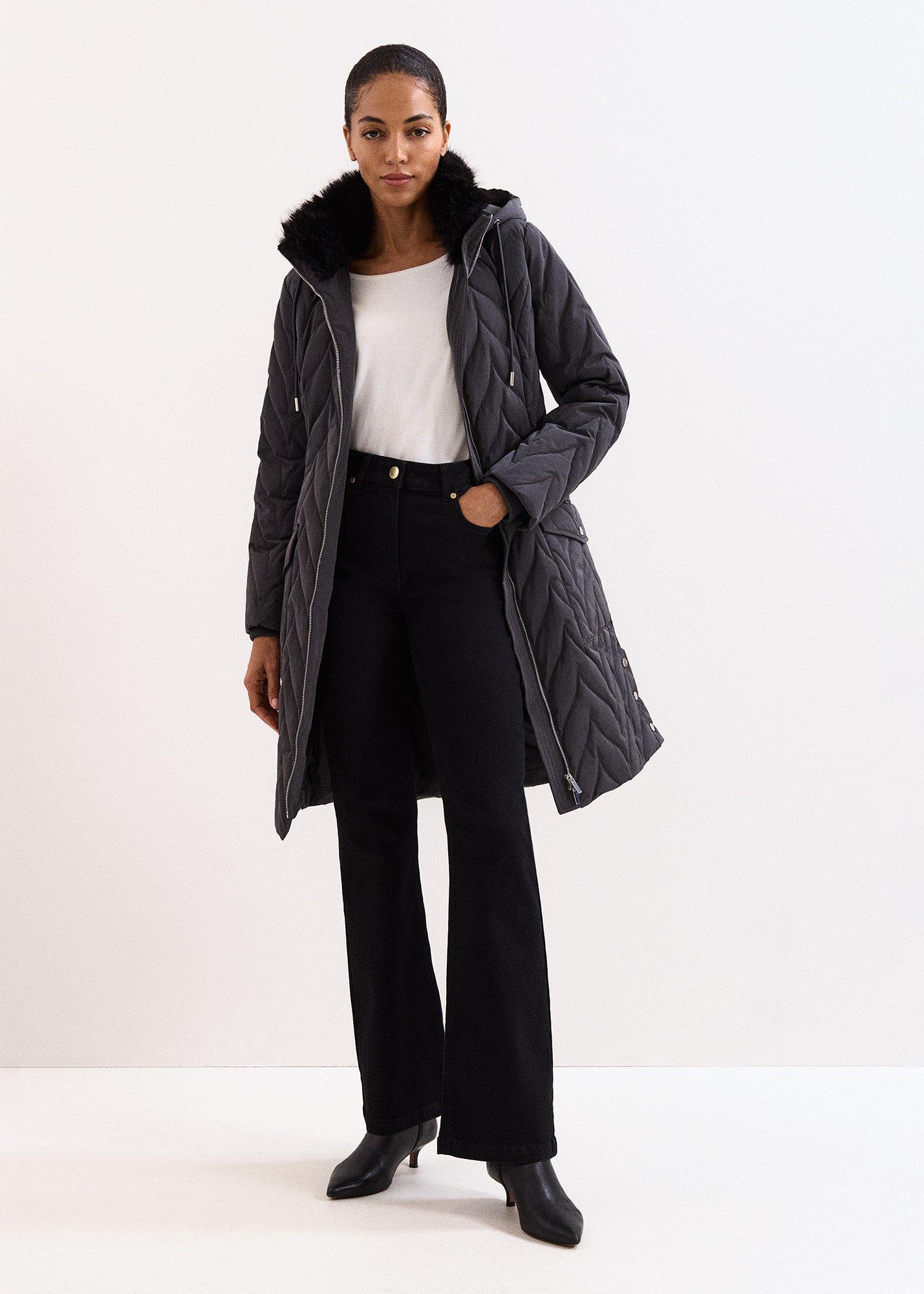 ${product-id}-Hollie Charcoal Midi Quilted Puffer-Charcoal-${view-type}